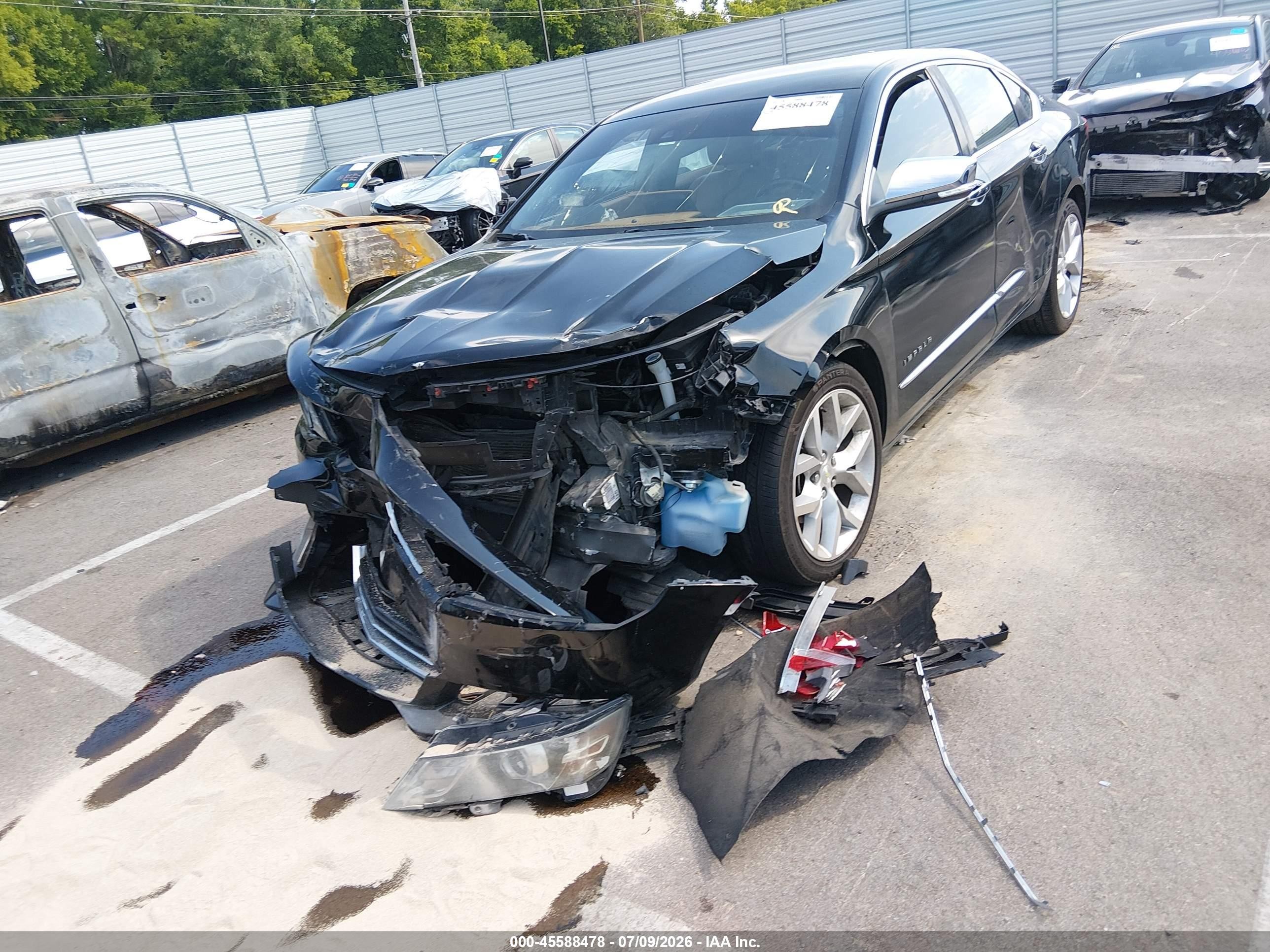 2015 Chevrolet Impala 2lz Black vin: 2G1165S33F9117649