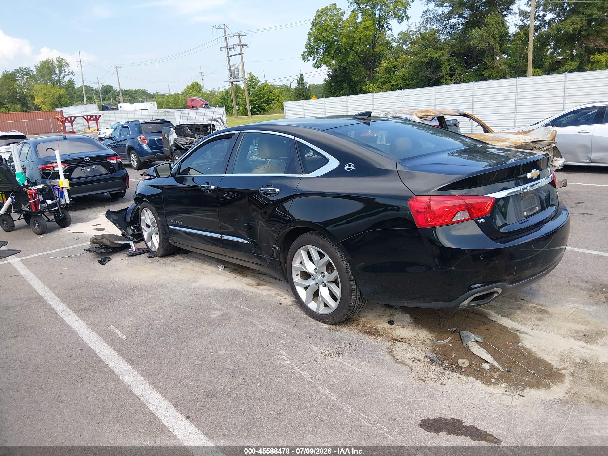 2015 Chevrolet Impala 2lz Black vin: 2G1165S33F9117649