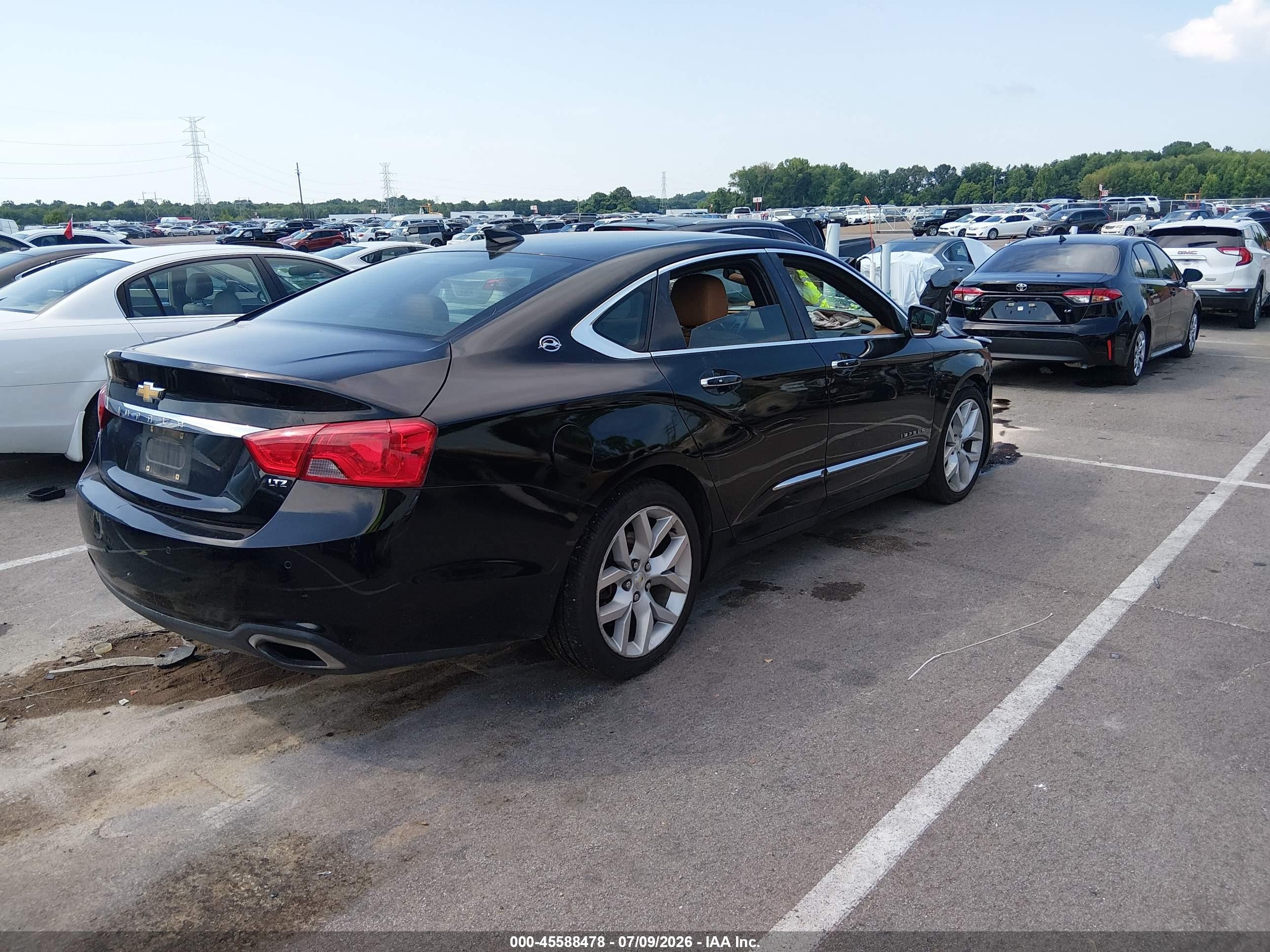 2015 Chevrolet Impala 2lz Black vin: 2G1165S33F9117649