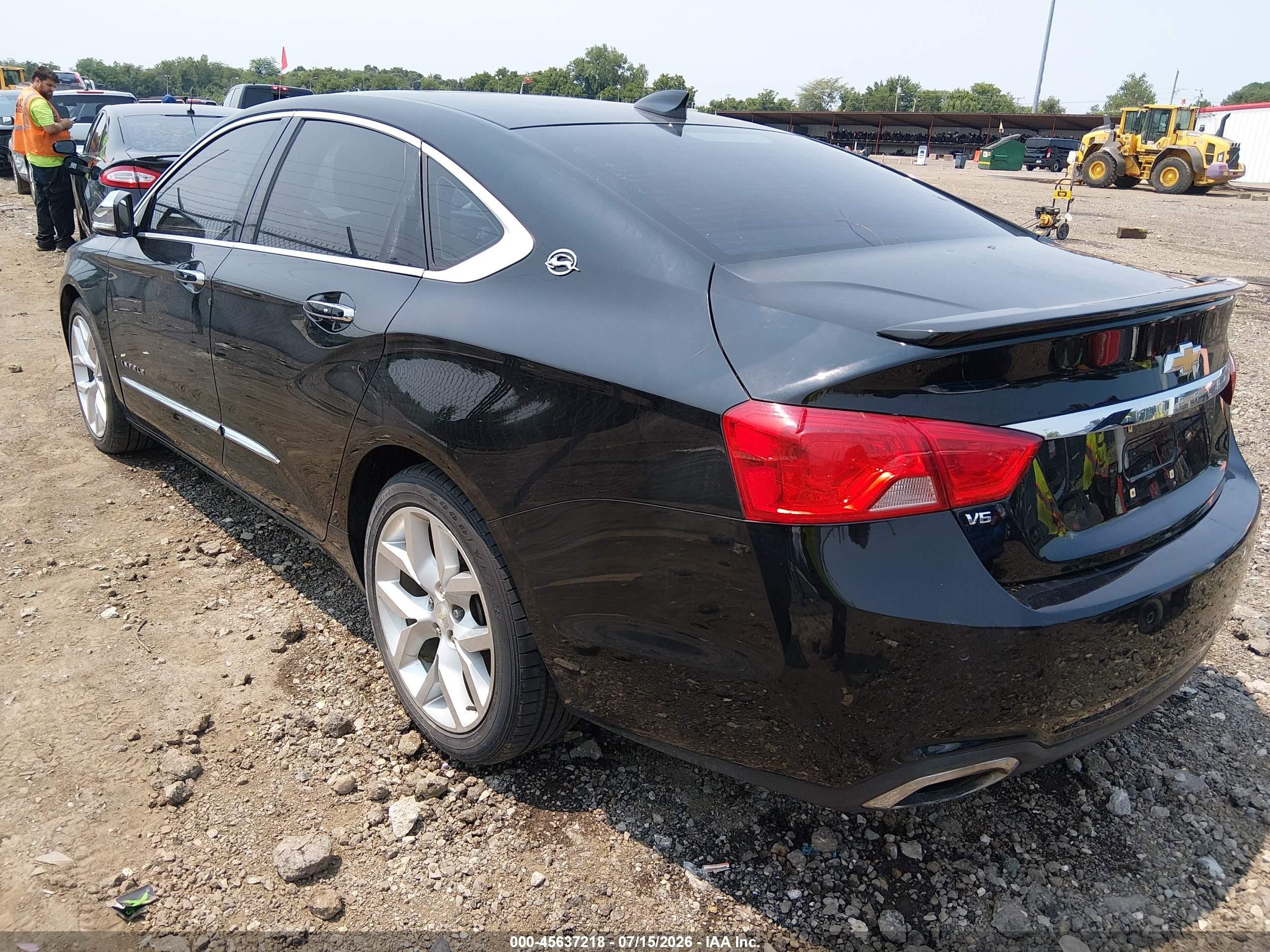 2015 Chevrolet Impala 2lz Black vin: 2G1165S33F9190259