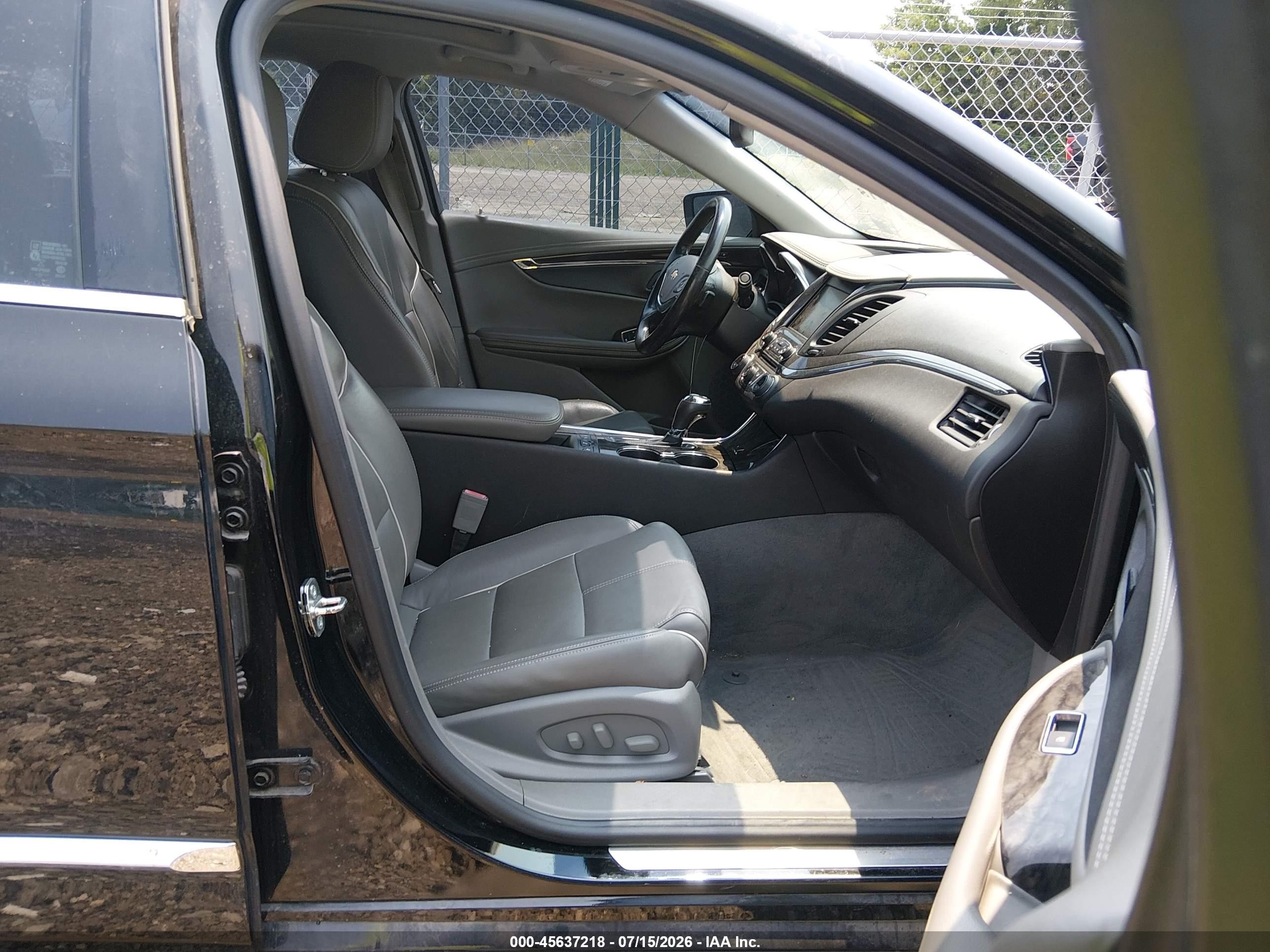2015 Chevrolet Impala 2lz Black vin: 2G1165S33F9190259