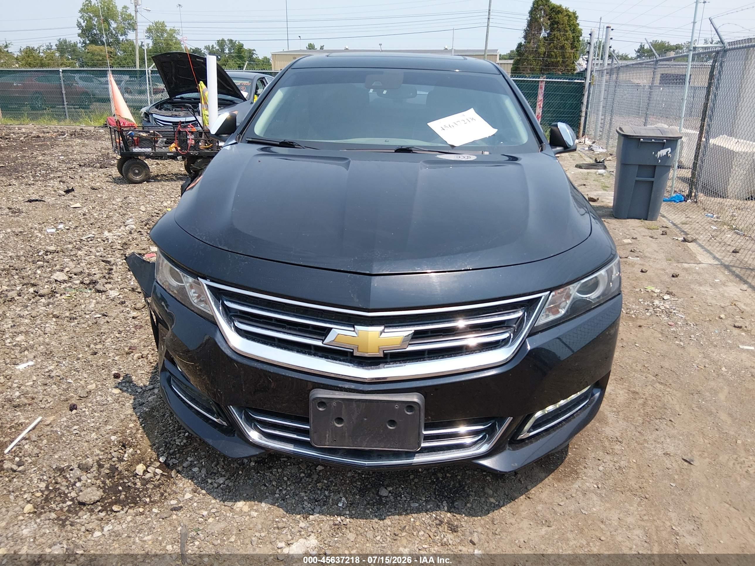 2015 Chevrolet Impala 2lz Black vin: 2G1165S33F9190259