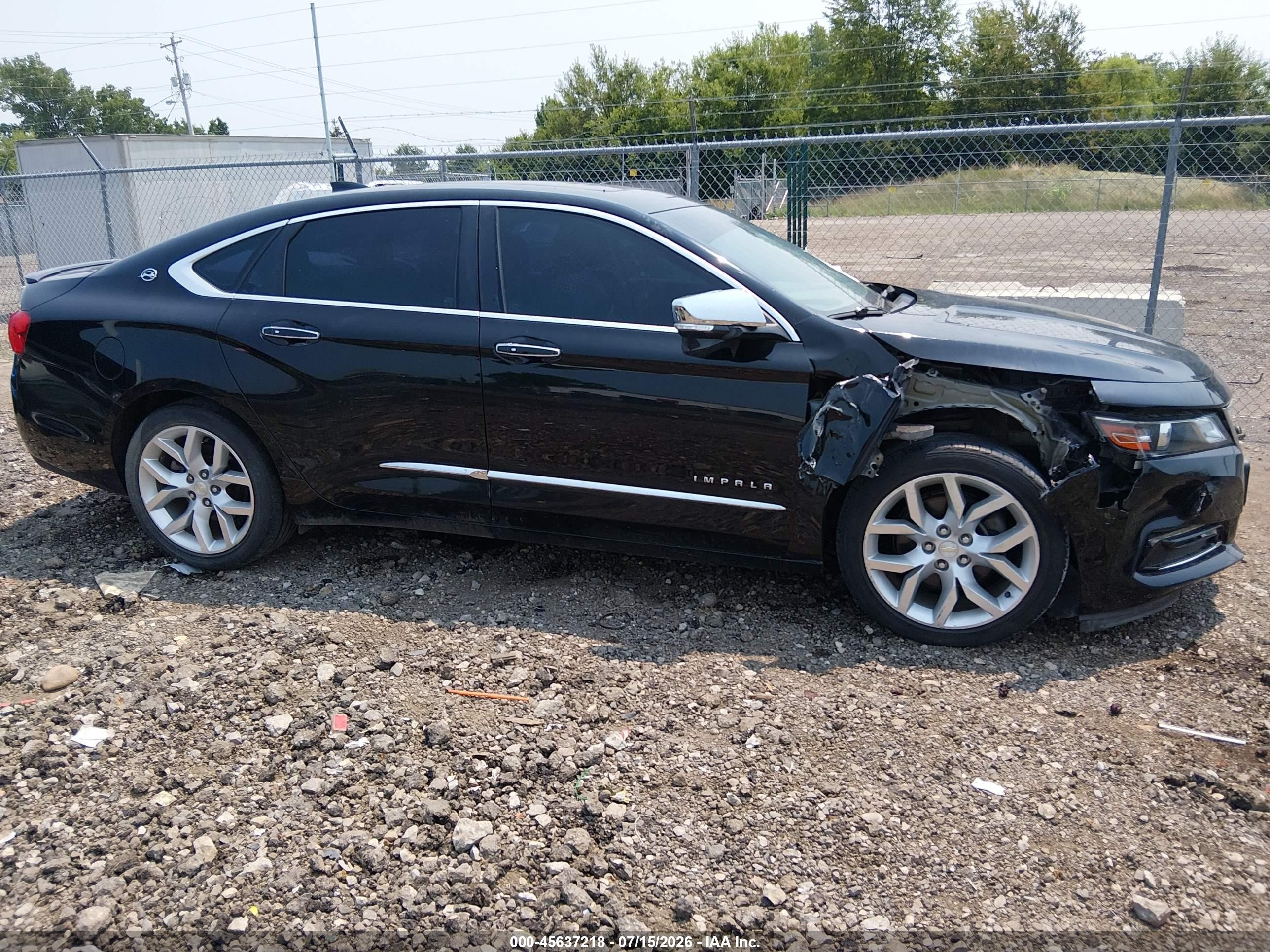 2015 Chevrolet Impala 2lz Black vin: 2G1165S33F9190259