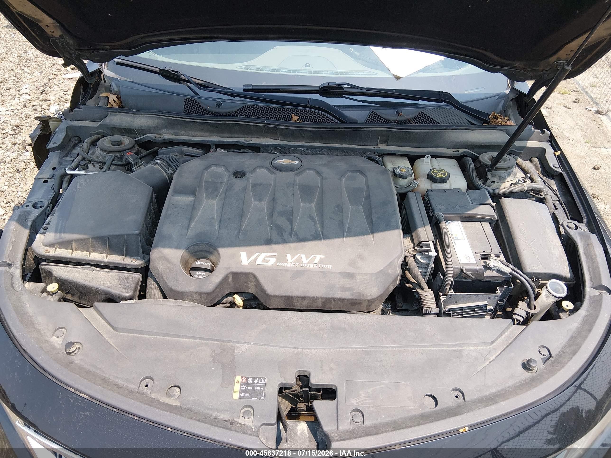 2015 Chevrolet Impala 2lz Black vin: 2G1165S33F9190259
