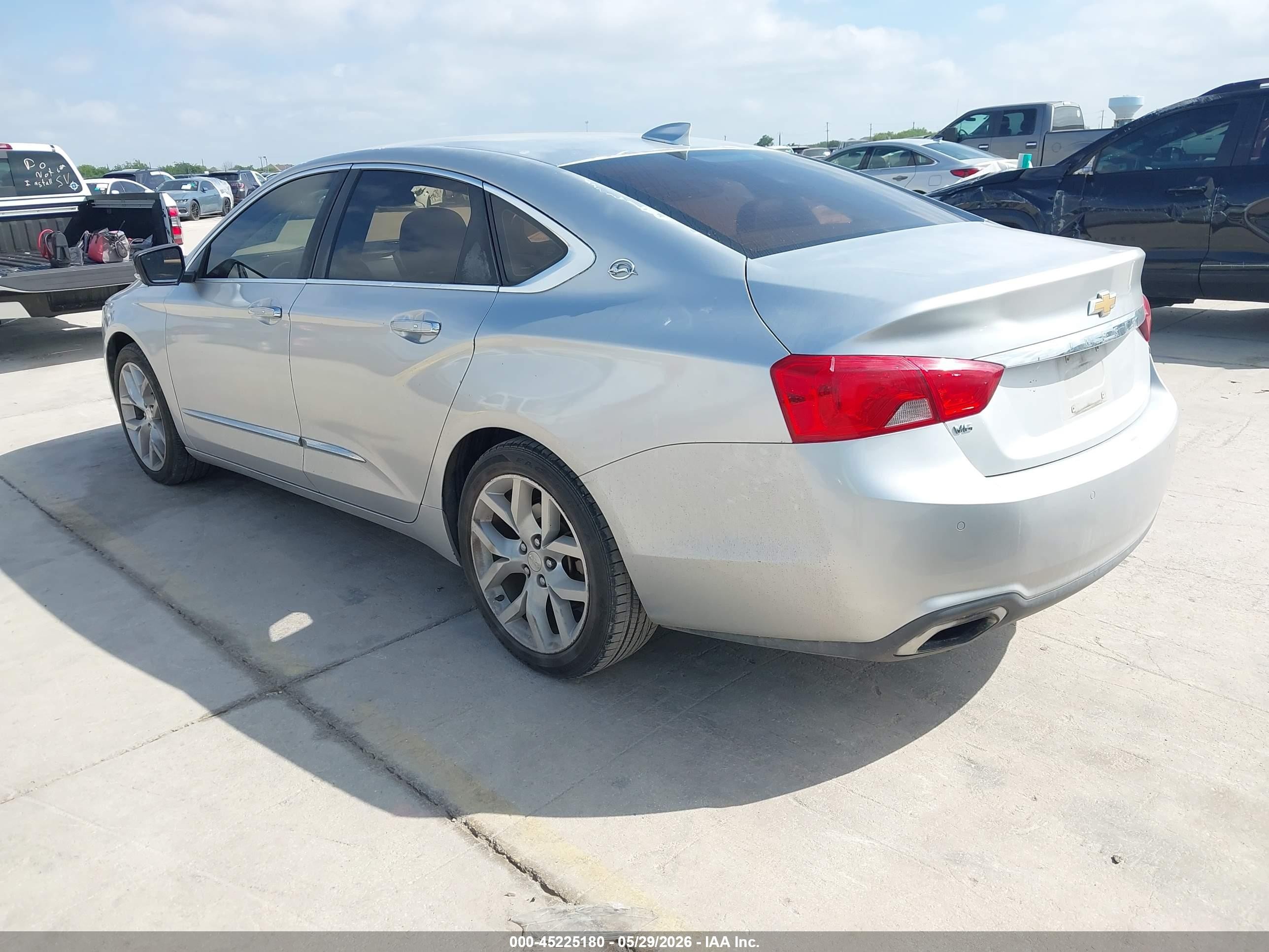 2015 Chevrolet Impala 2lz Silver vin: 2G1165S33F9204953