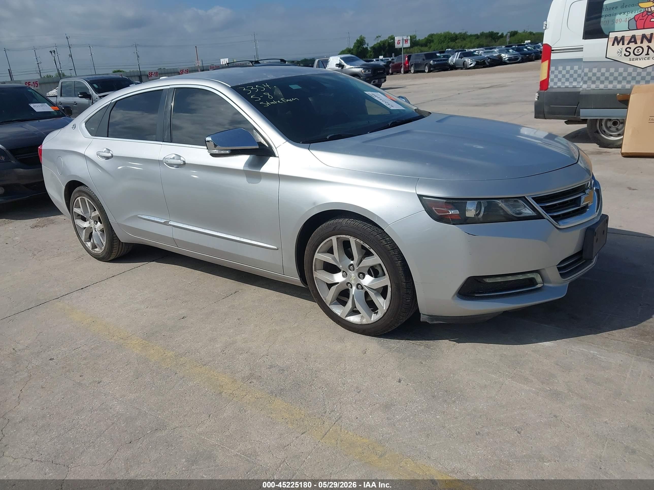 2015 Chevrolet Impala 2lz Silver vin: 2G1165S33F9204953