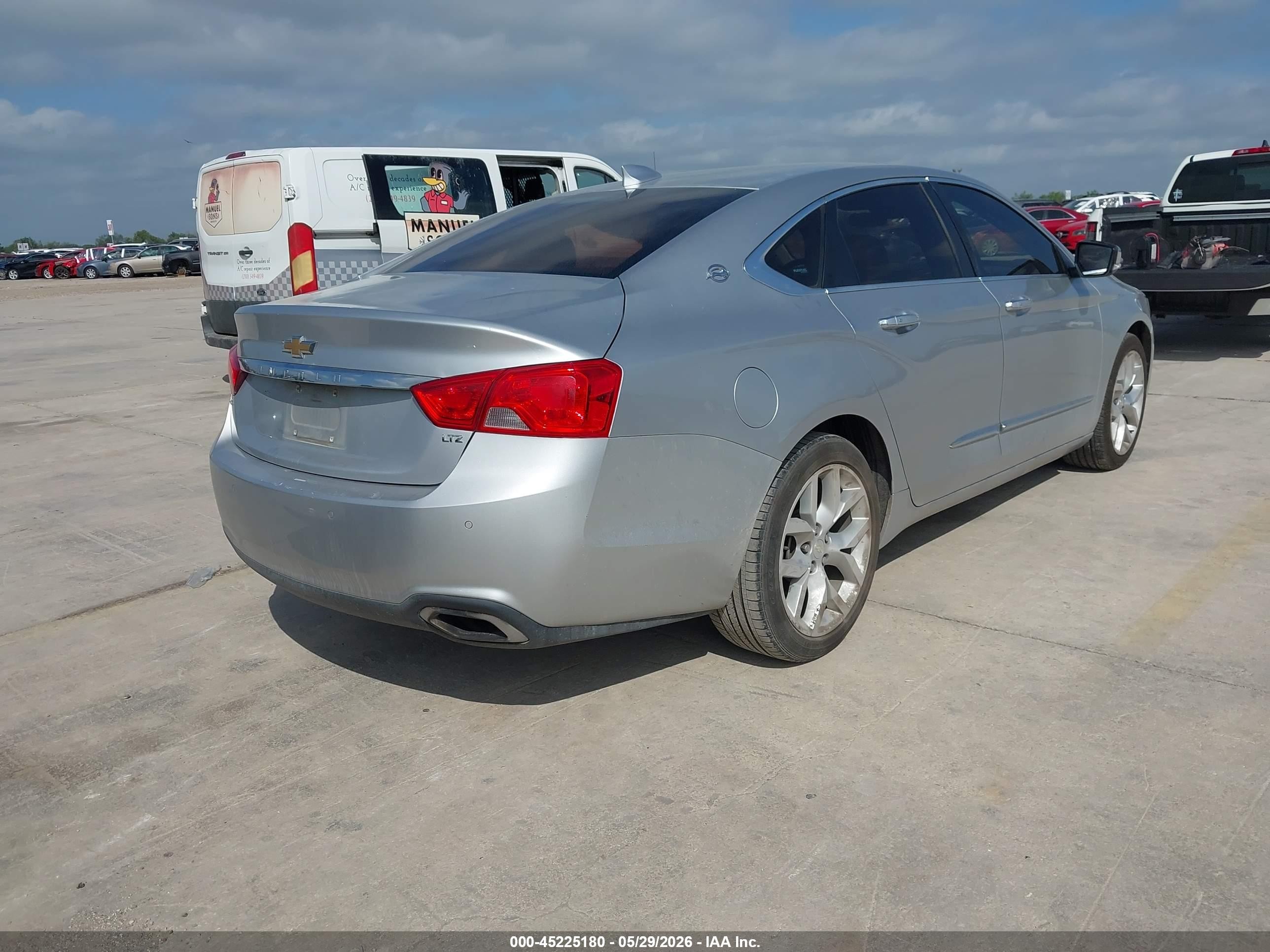 2015 Chevrolet Impala 2lz Silver vin: 2G1165S33F9204953