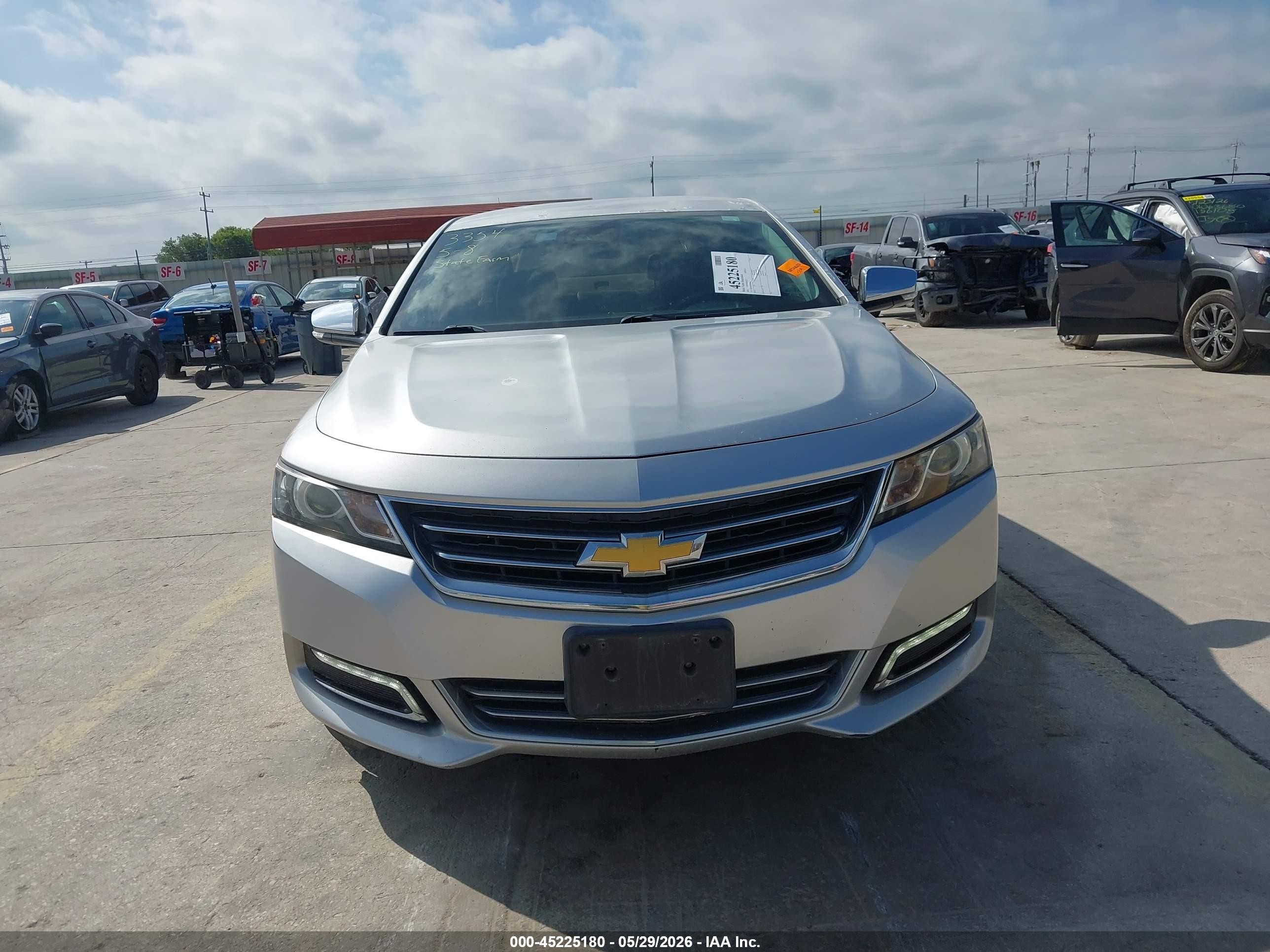 2015 Chevrolet Impala 2lz Silver vin: 2G1165S33F9204953