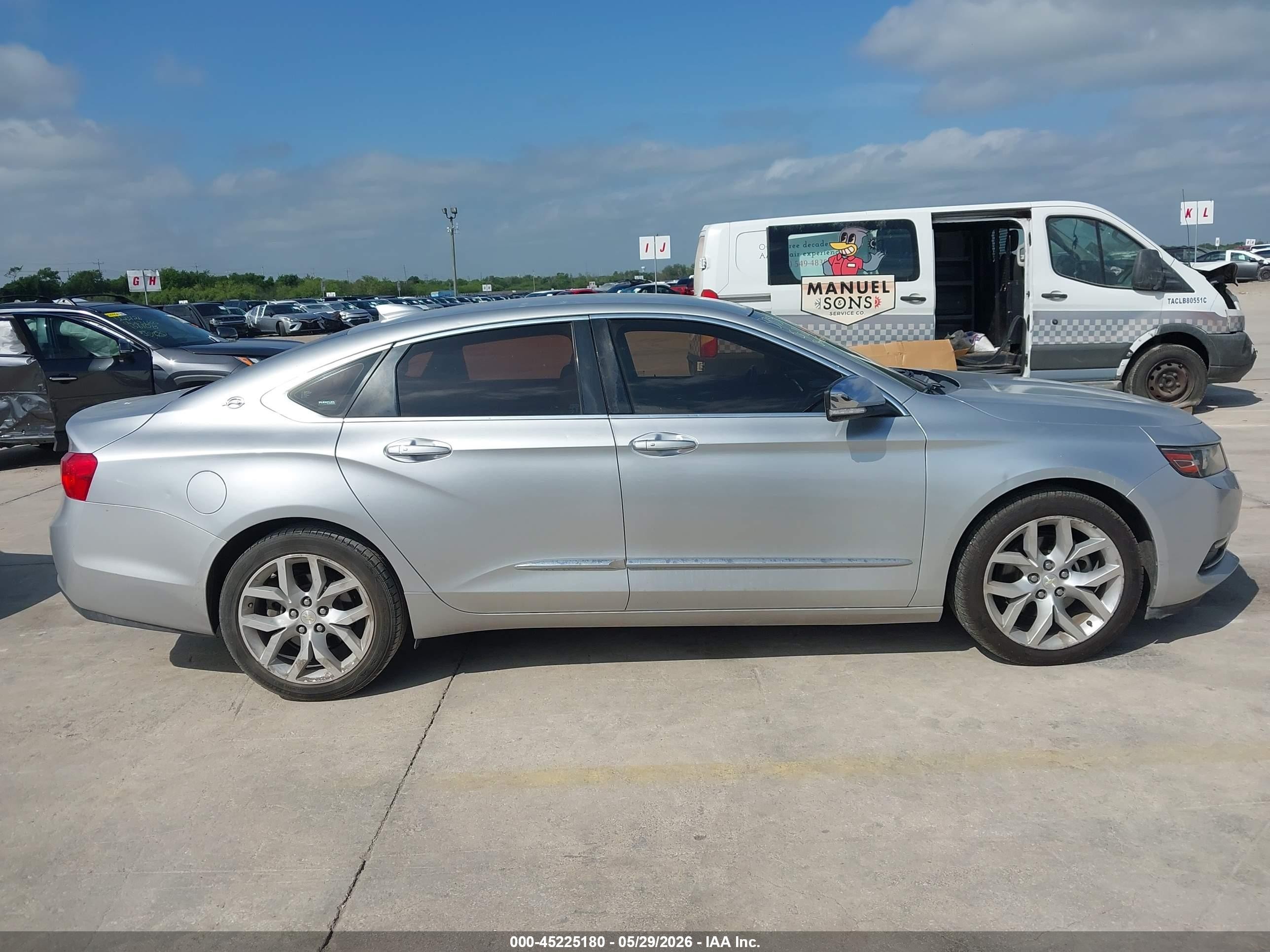 2015 Chevrolet Impala 2lz Silver vin: 2G1165S33F9204953