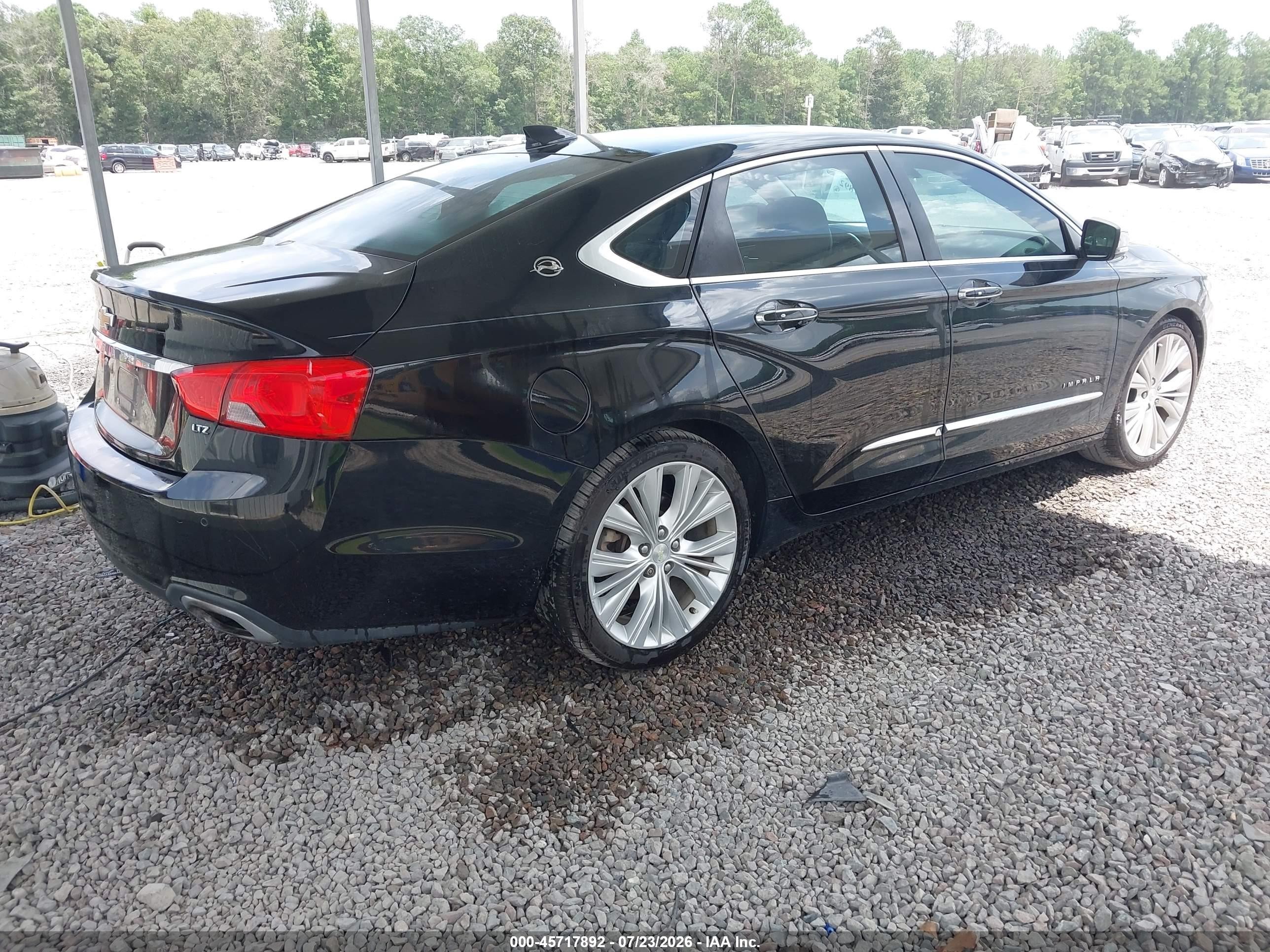 2015 Chevrolet Impala 2lz Черный vin: 2G1165S33F9227343