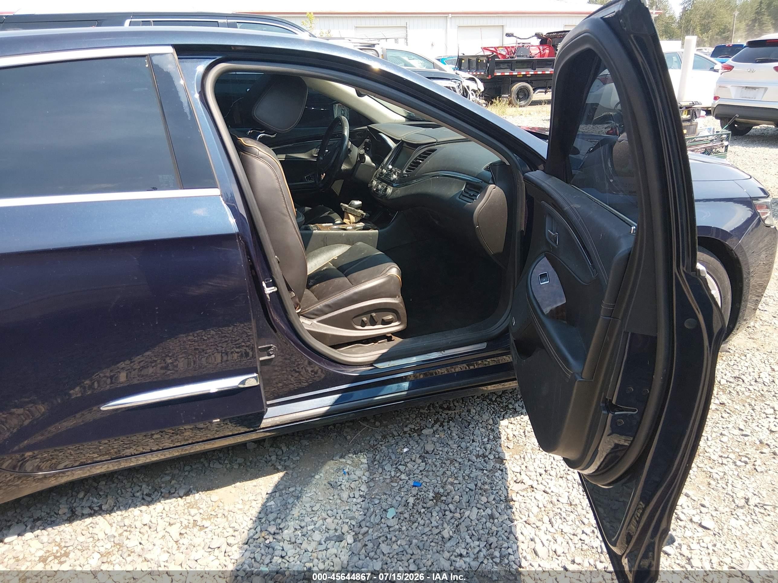 2015 Chevrolet Impala 2lz Blue vin: 2G1165S33F9269365