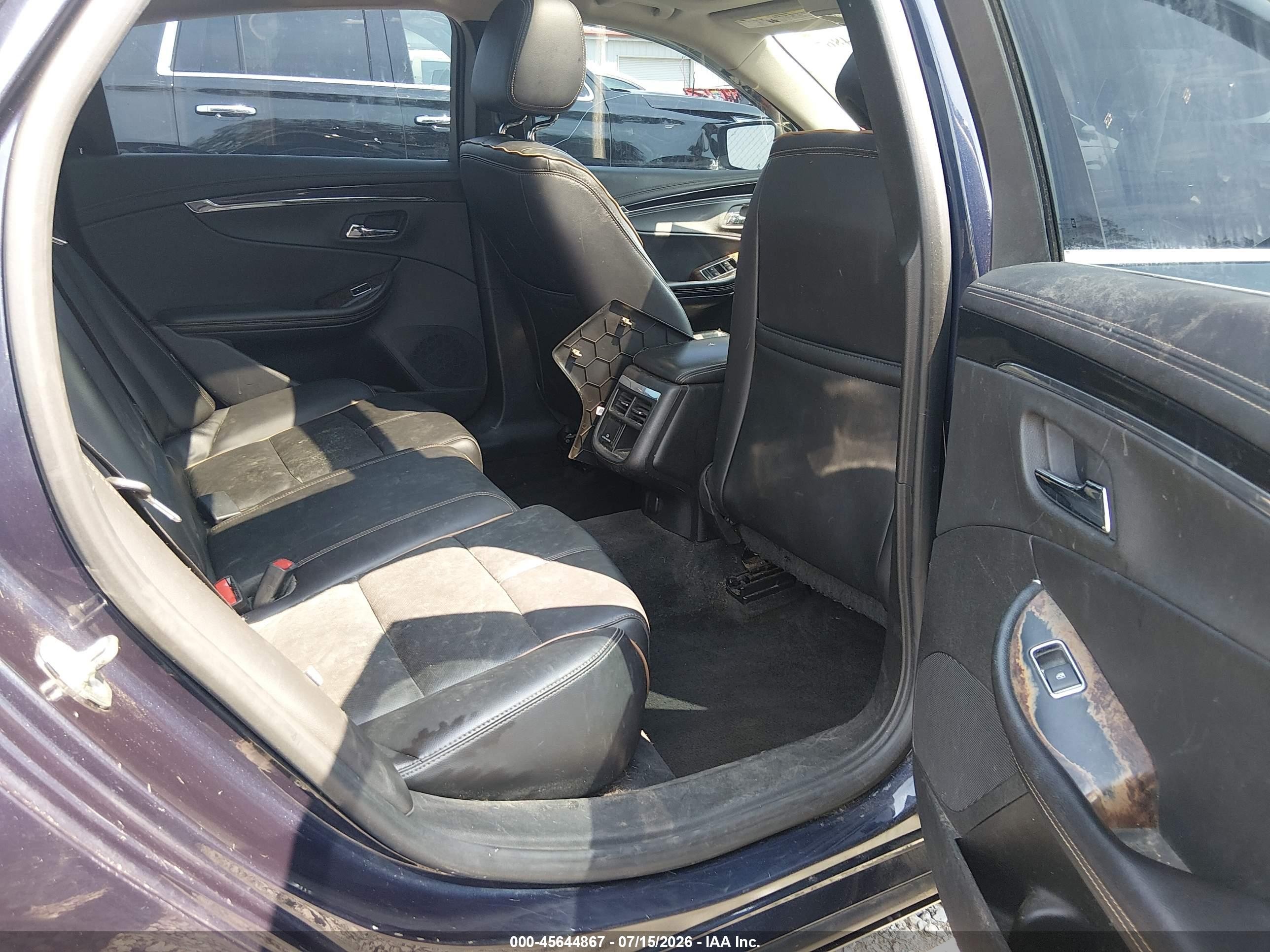 2015 Chevrolet Impala 2lz Blue vin: 2G1165S33F9269365