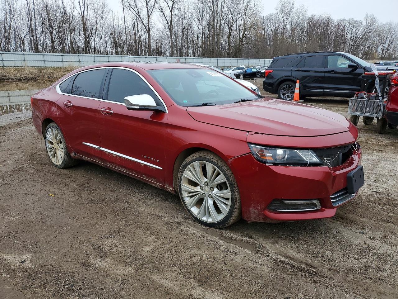 2015 Chevrolet Impala Ltz Red vin: 2G1165S34F9179111