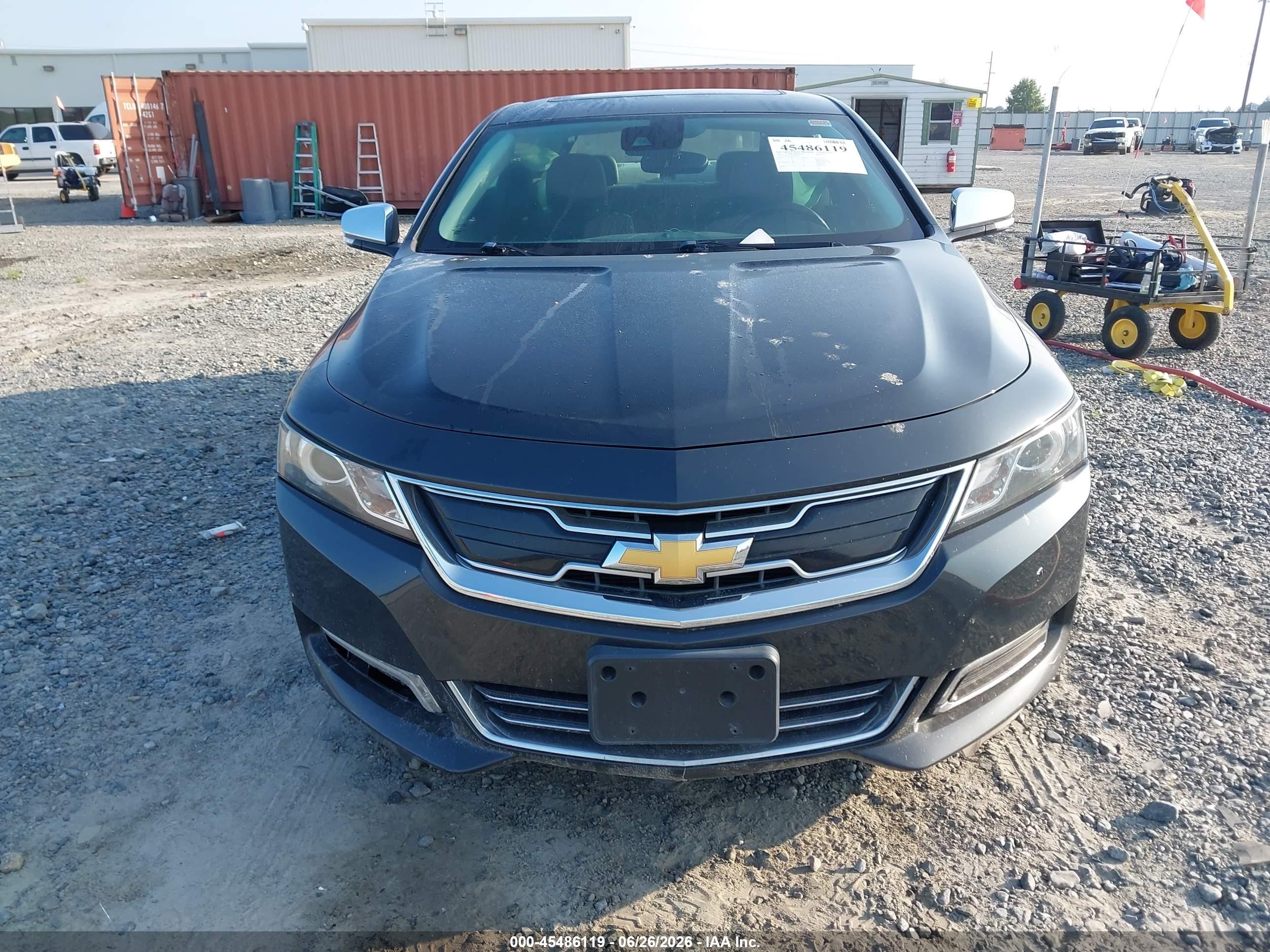 2015 Chevrolet Impala 2lz Blue vin: 2G1165S34F9261422