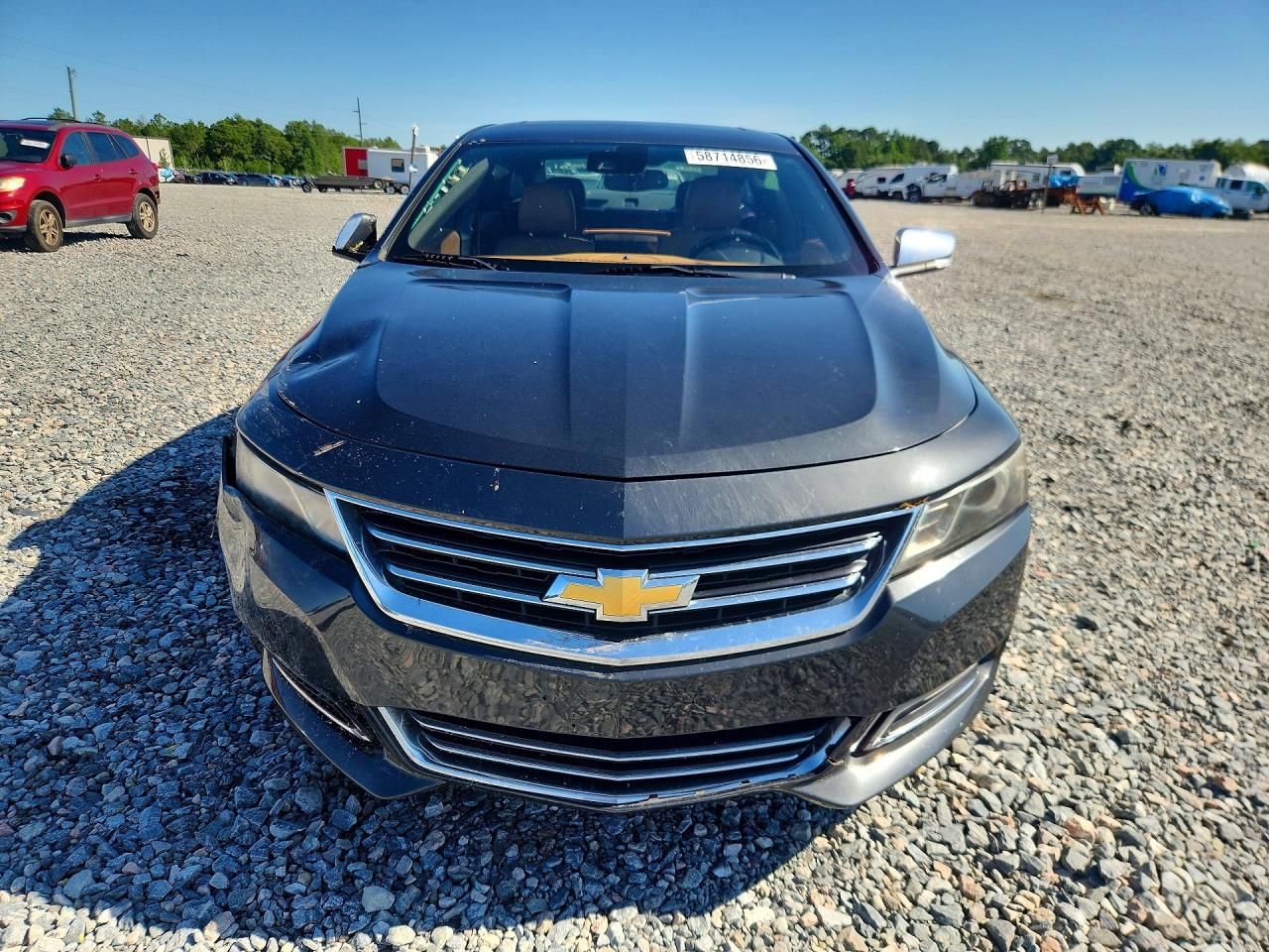 2015 Chevrolet Impala Ltz Gray vin: 2G1165S35F9101257