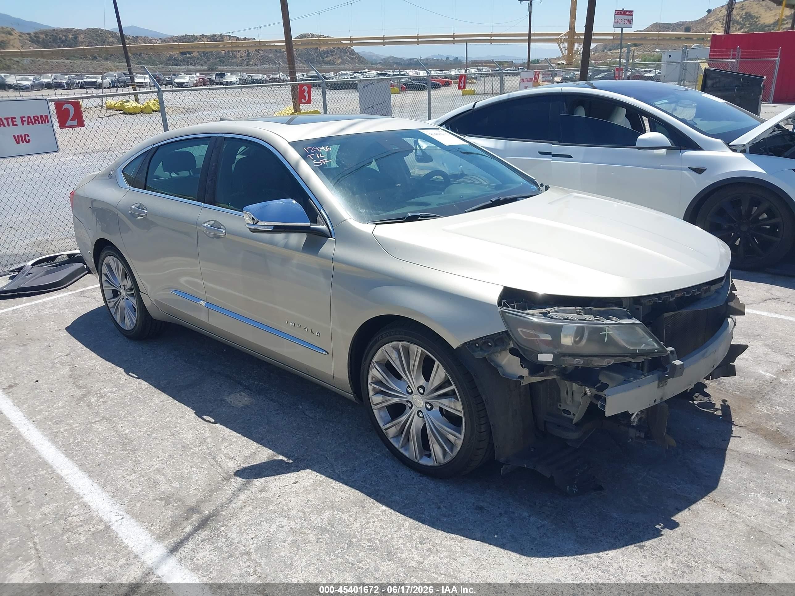2015 Chevrolet Impala 2lz Tan vin: 2G1165S35F9115045