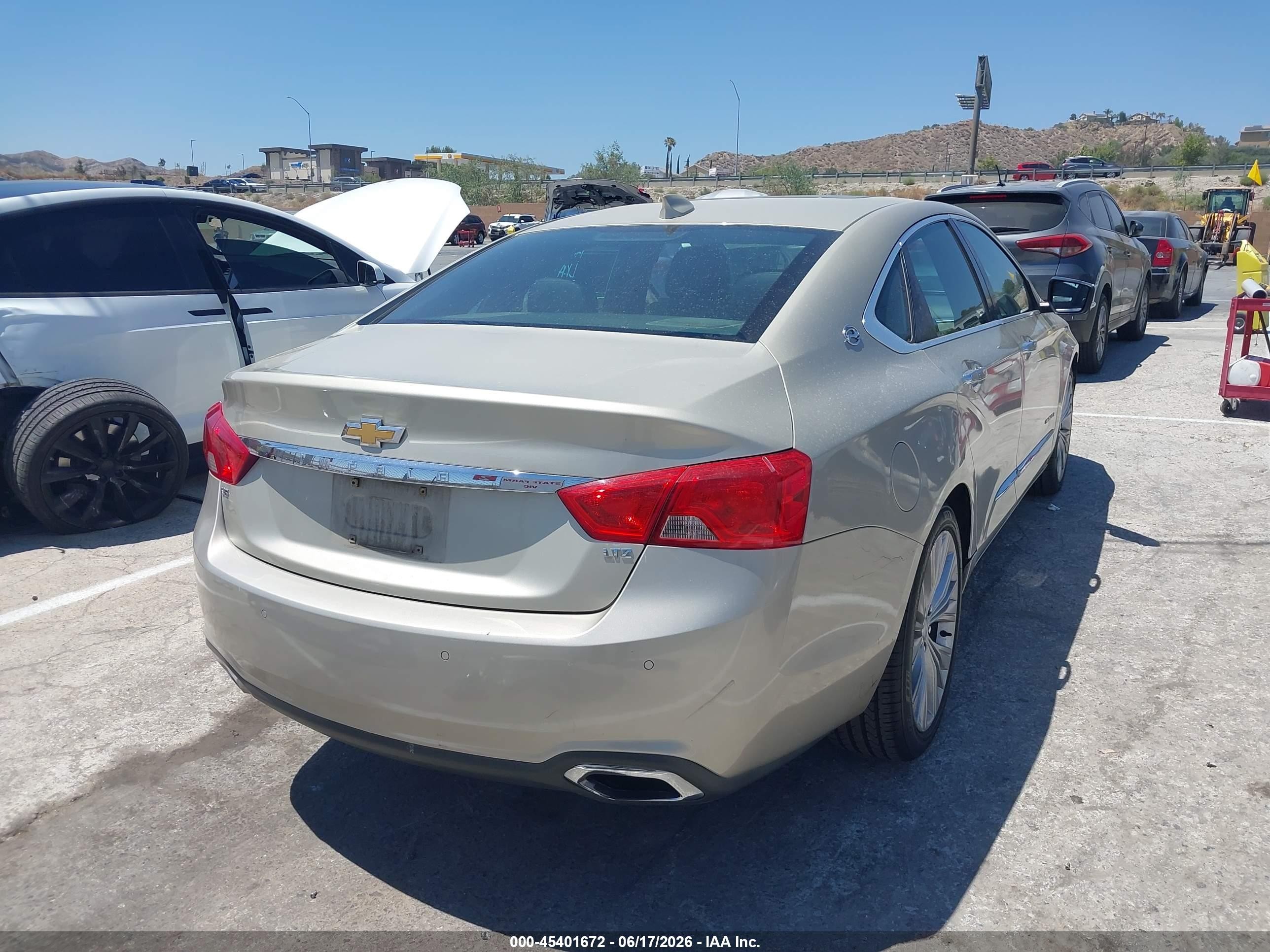 2015 Chevrolet Impala 2lz Tan vin: 2G1165S35F9115045