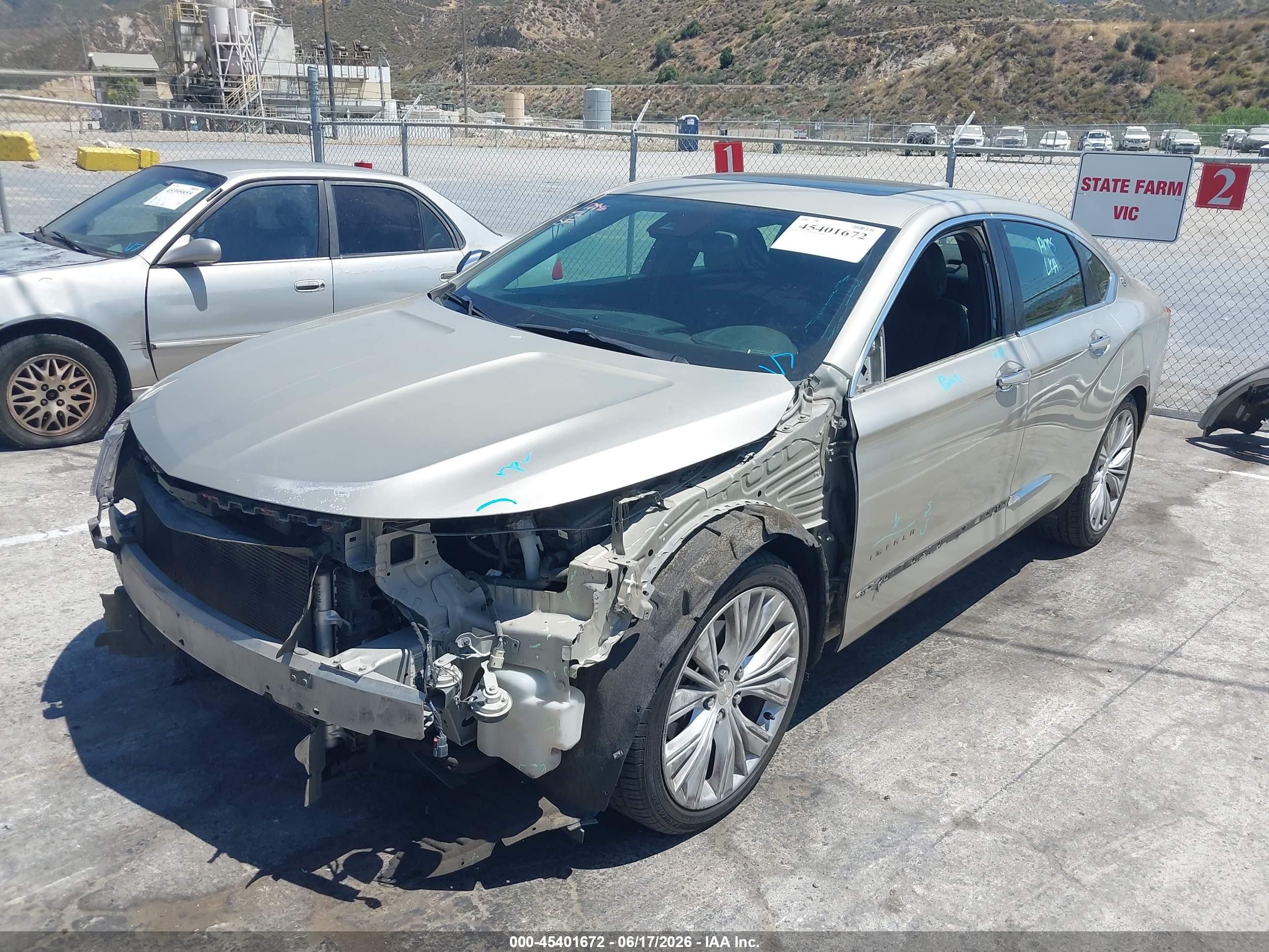 2015 Chevrolet Impala 2lz Tan vin: 2G1165S35F9115045
