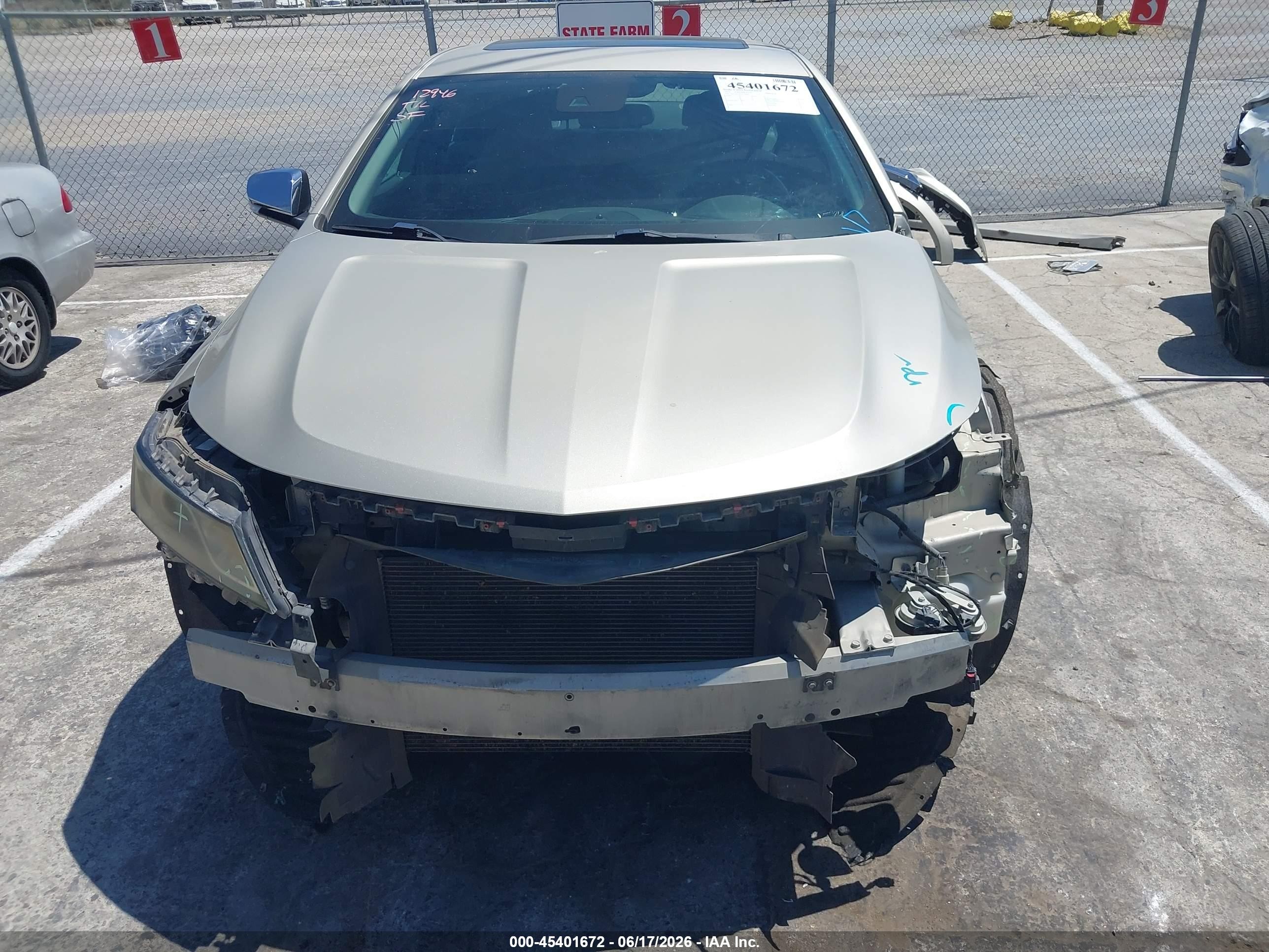 2015 Chevrolet Impala 2lz Tan vin: 2G1165S35F9115045