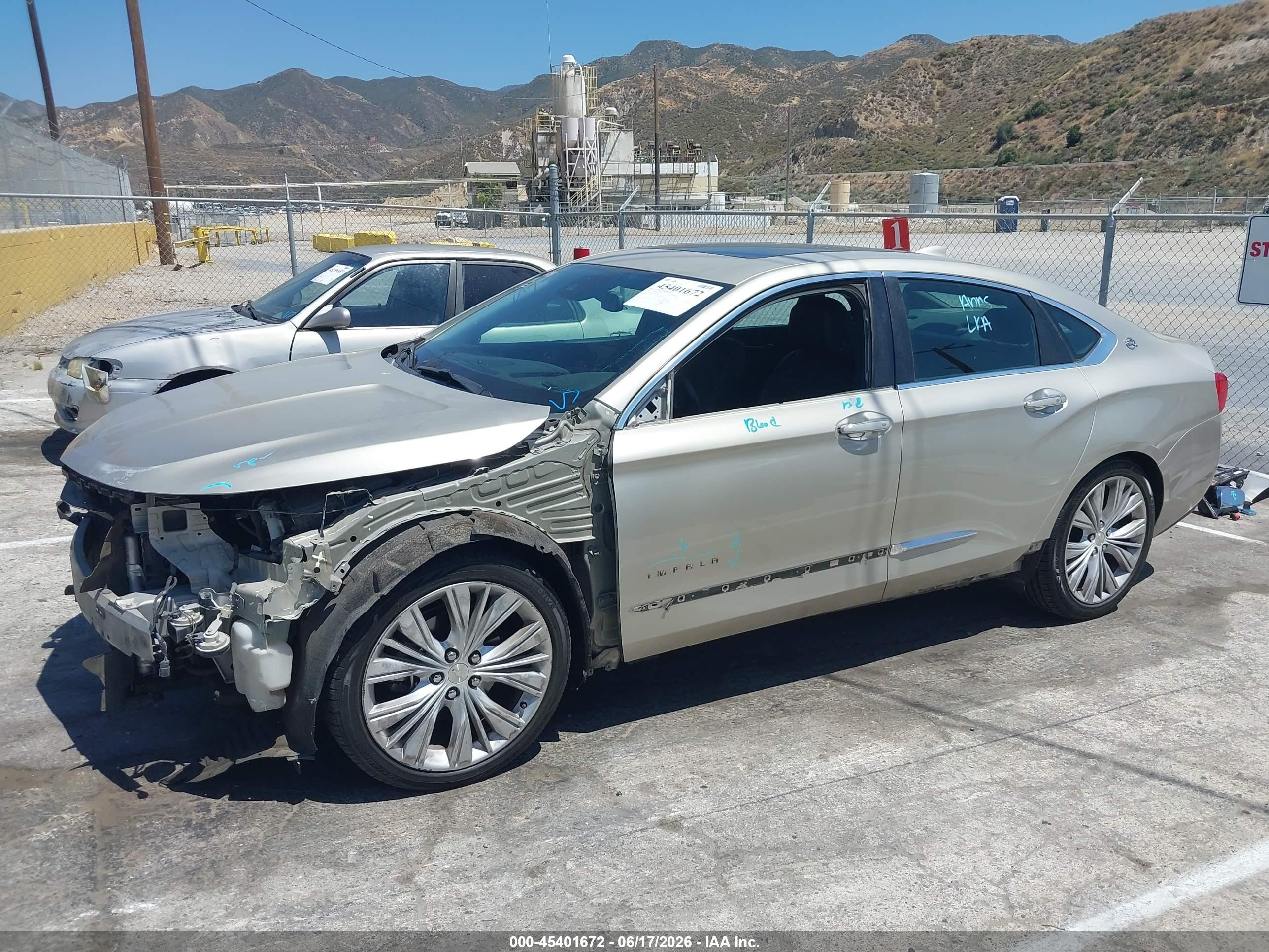 2015 Chevrolet Impala 2lz Tan vin: 2G1165S35F9115045