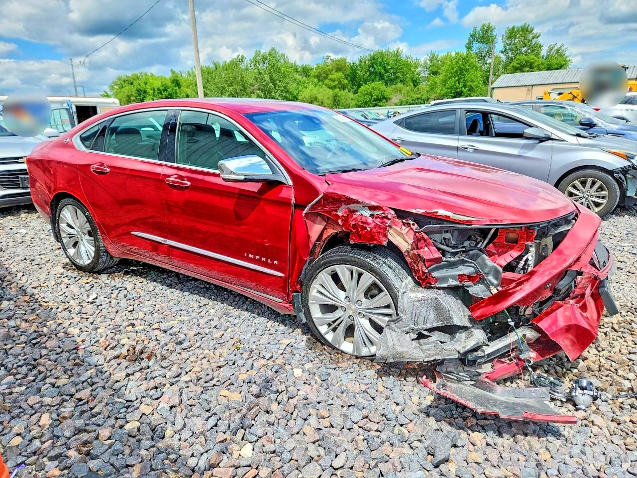 2015 Chevrolet Impala Ltz Burgundy vin: 2G1165S35F9177304