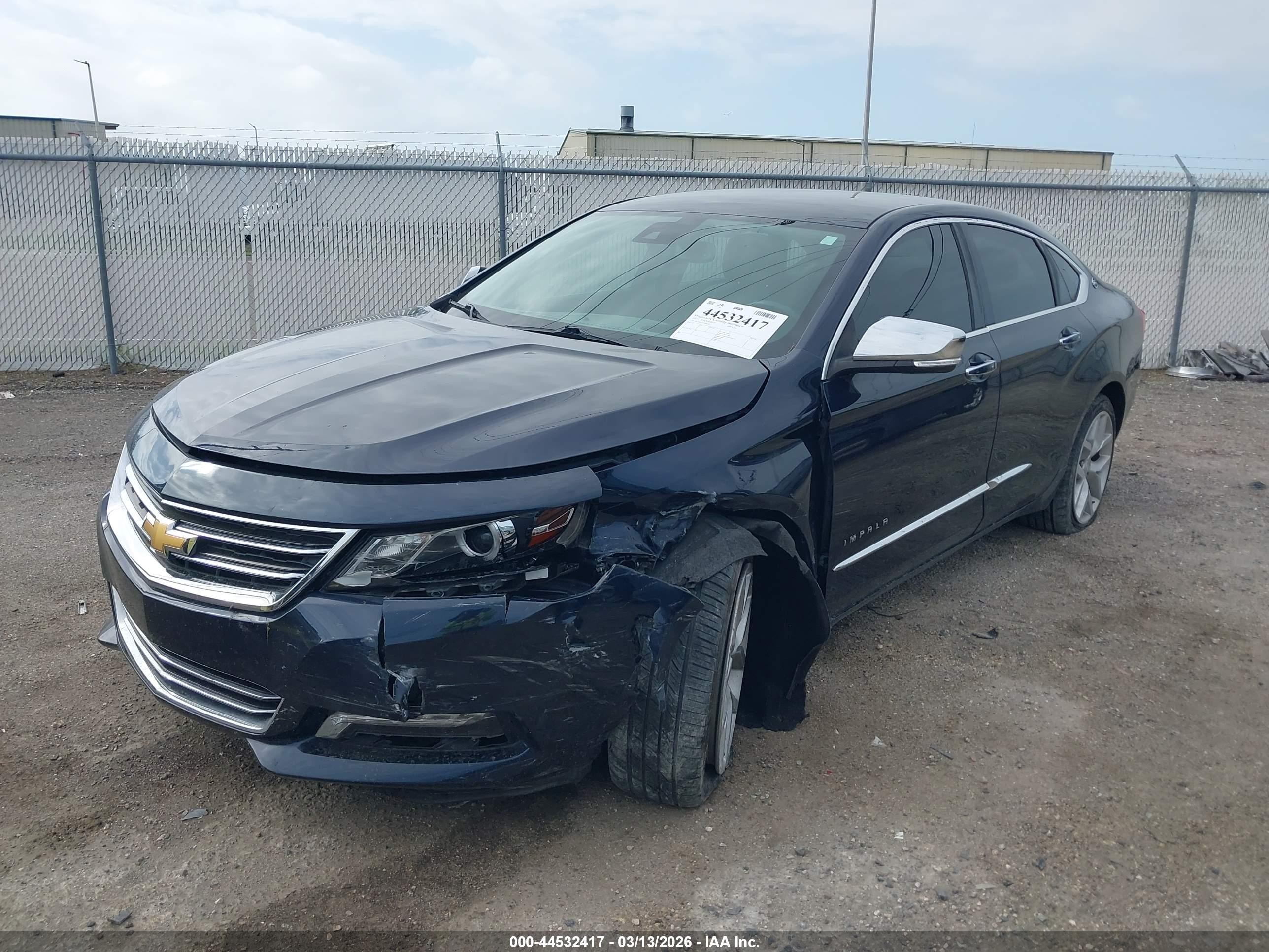 2015 Chevrolet Impala 2lz Dark Blue vin: 2G1165S35F9193163