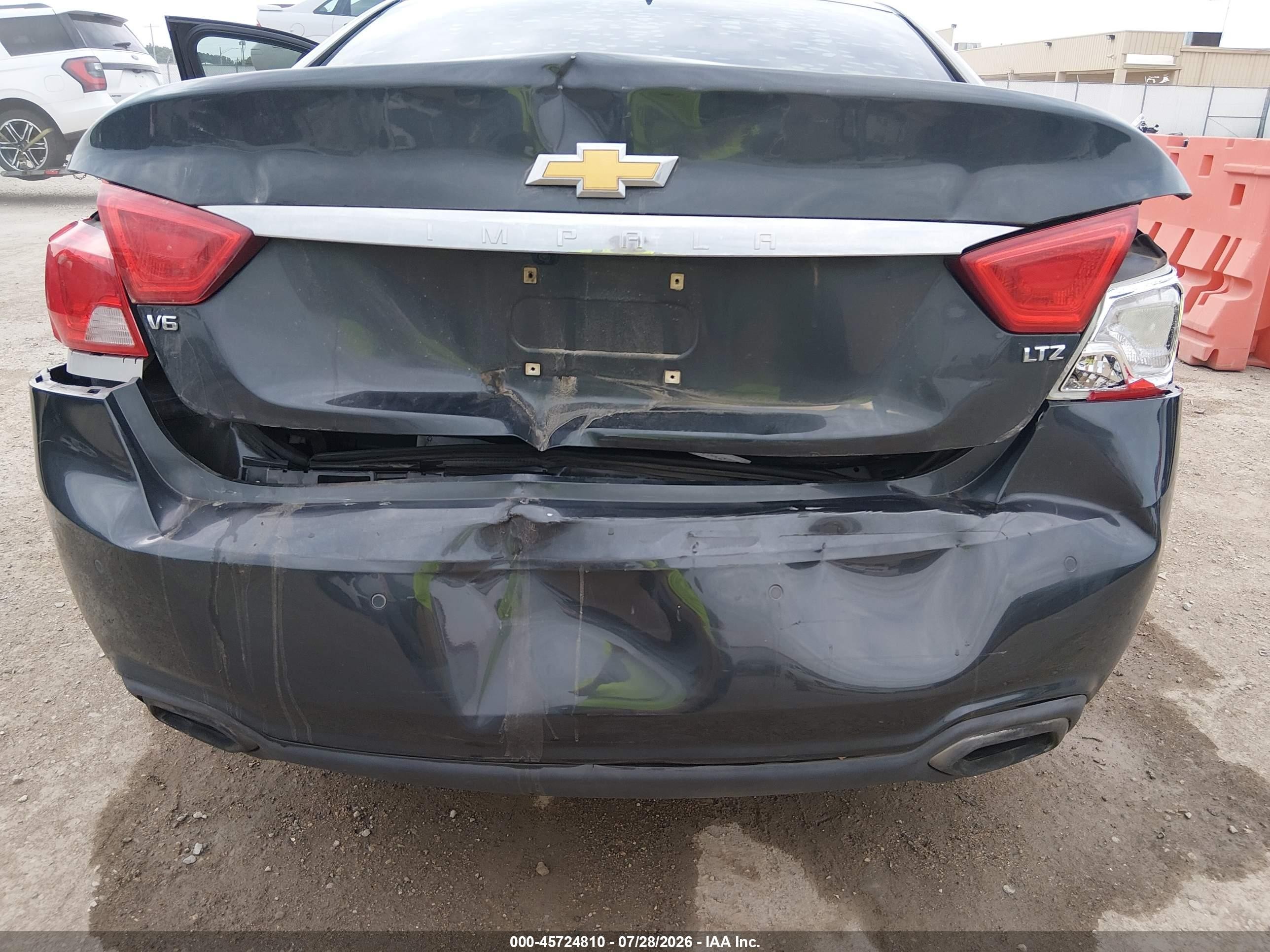 2015 Chevrolet Impala 2lz Черный vin: 2G1165S35F9272204