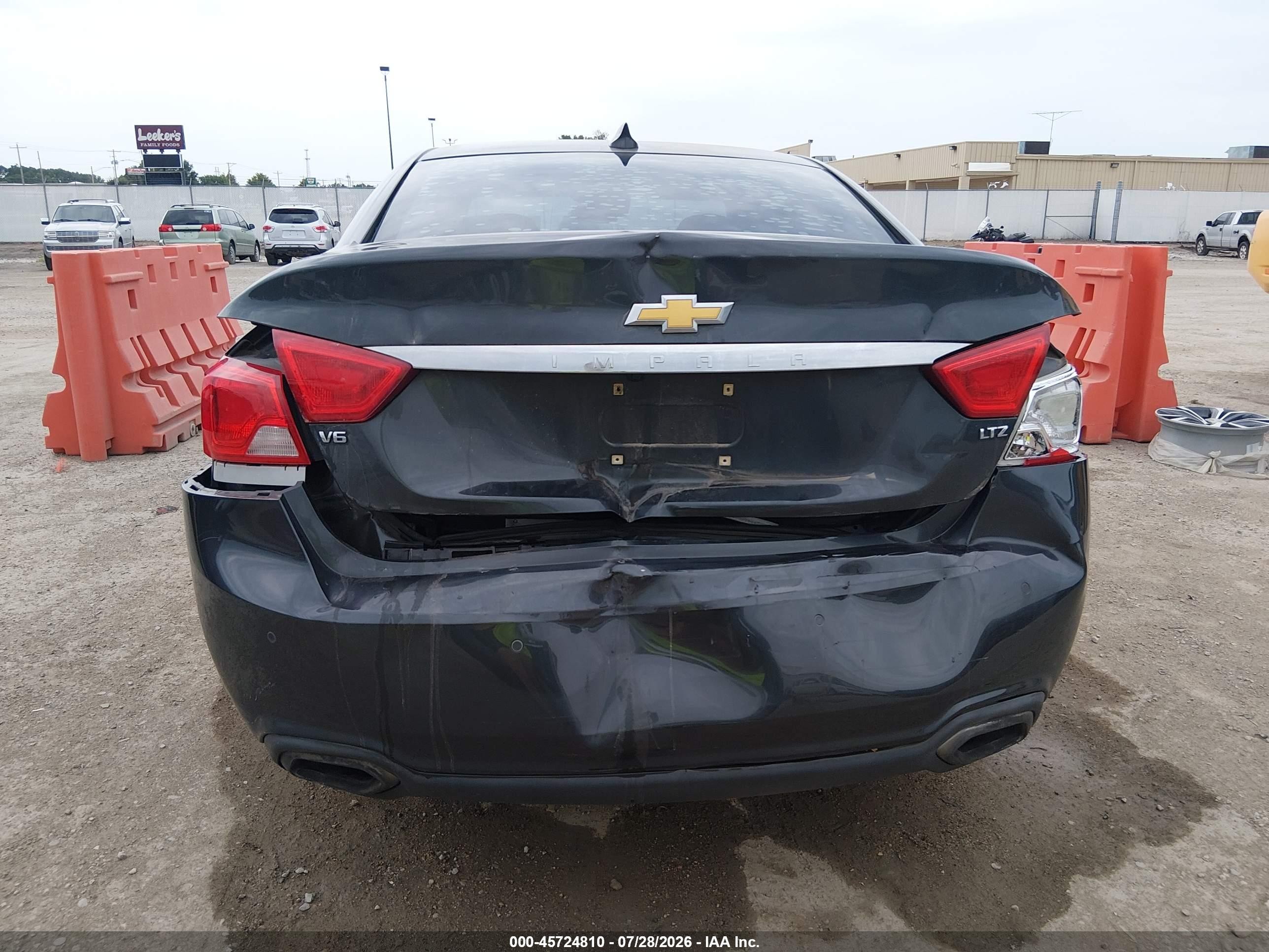2015 Chevrolet Impala 2lz Черный vin: 2G1165S35F9272204
