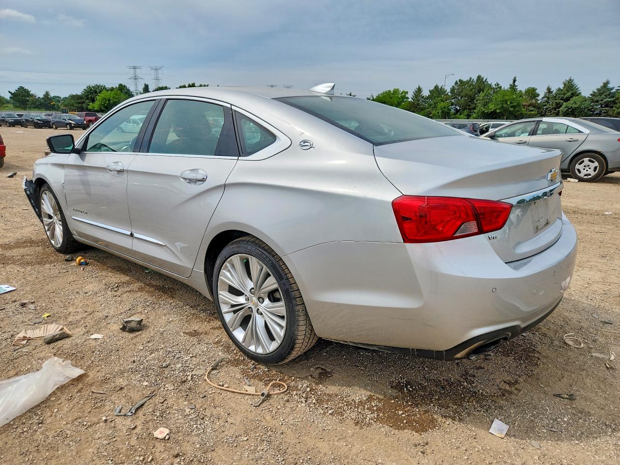 2015 Chevrolet Impala Ltz Silver vin: 2G1165S35F9288418