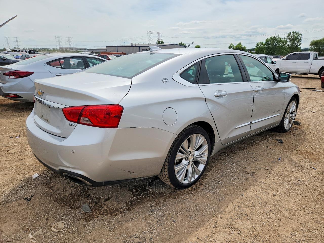 2015 Chevrolet Impala Ltz Silver vin: 2G1165S35F9288418