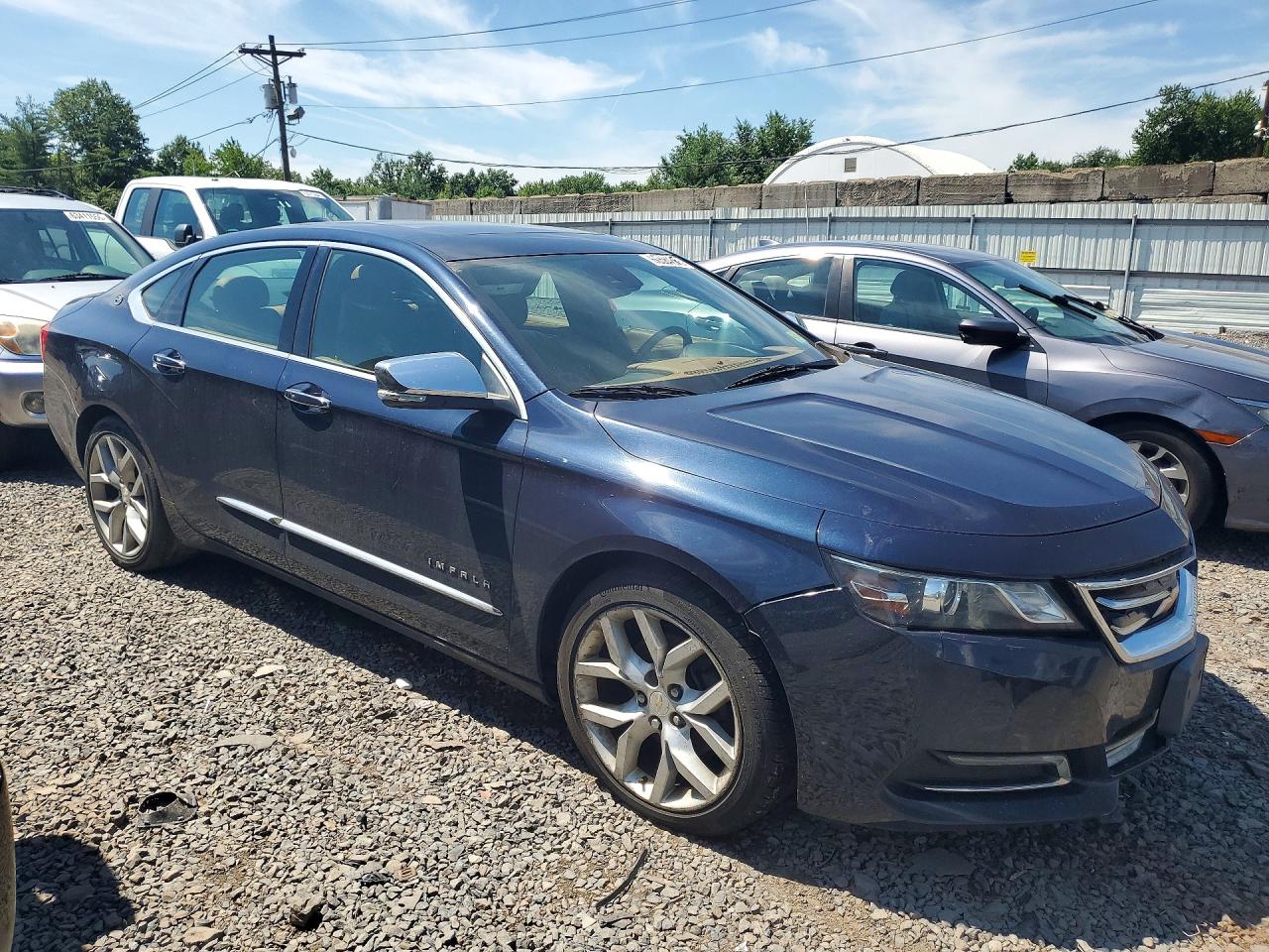 2015 Chevrolet Impala Ltz Blue vin: 2G1165S36F9167025
