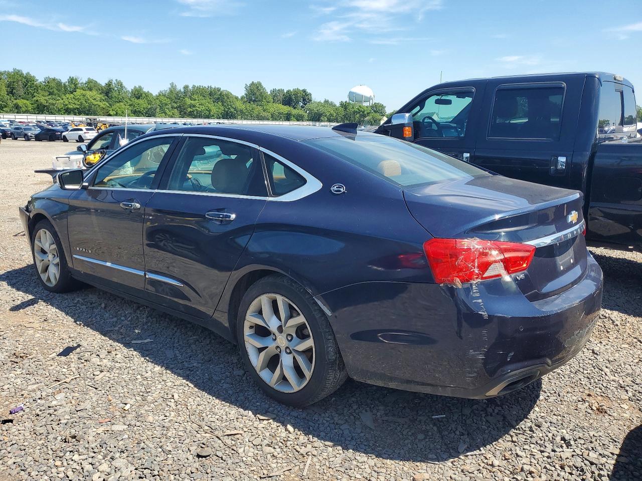 2015 Chevrolet Impala Ltz Blue vin: 2G1165S36F9167025