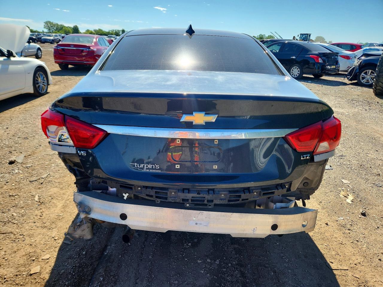 2015 Chevrolet Impala Ltz Black vin: 2G1165S36F9255931