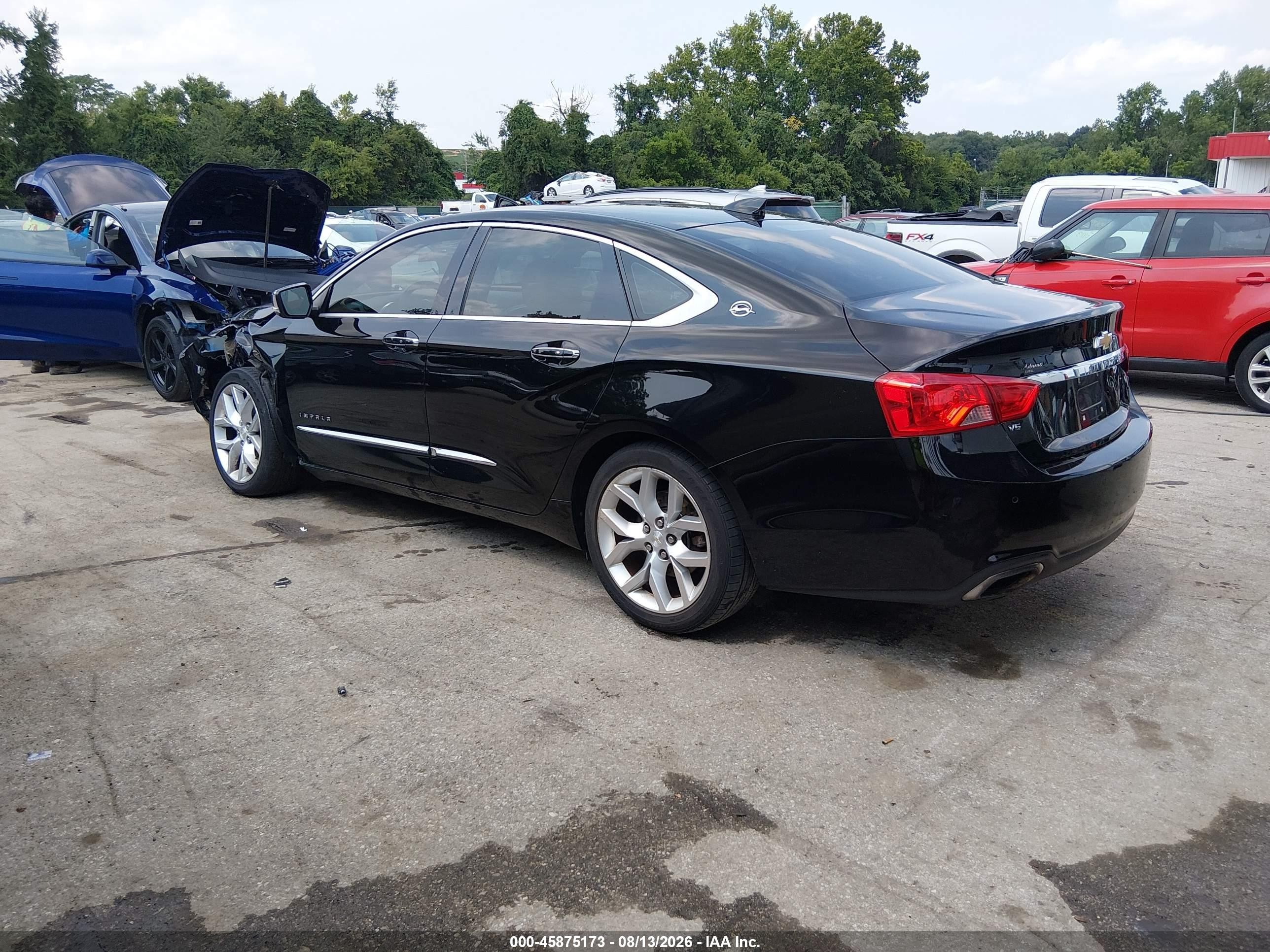 2015 Chevrolet Impala 2lz Black vin: 2G1165S37F9125057