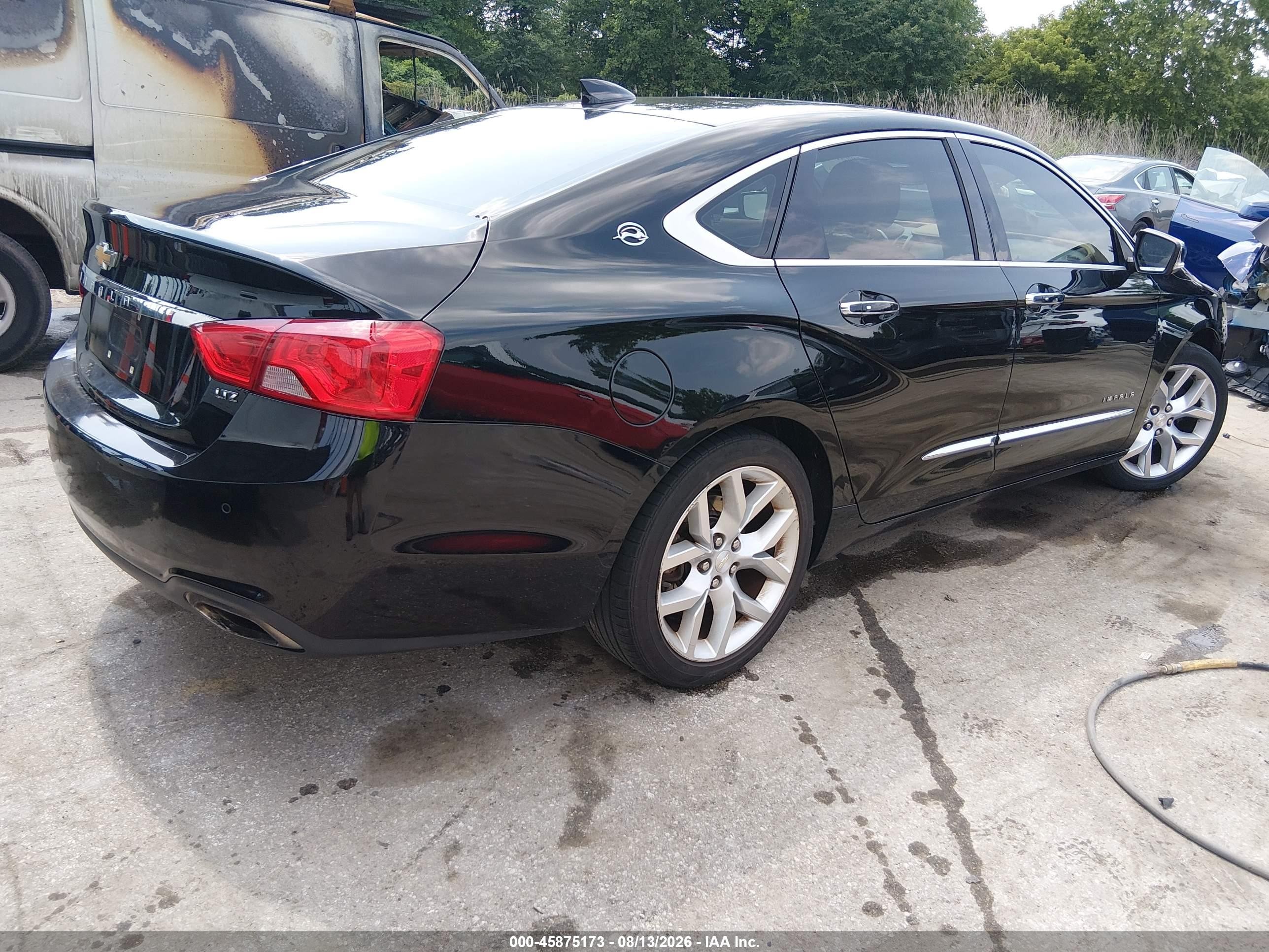 2015 Chevrolet Impala 2lz Black vin: 2G1165S37F9125057