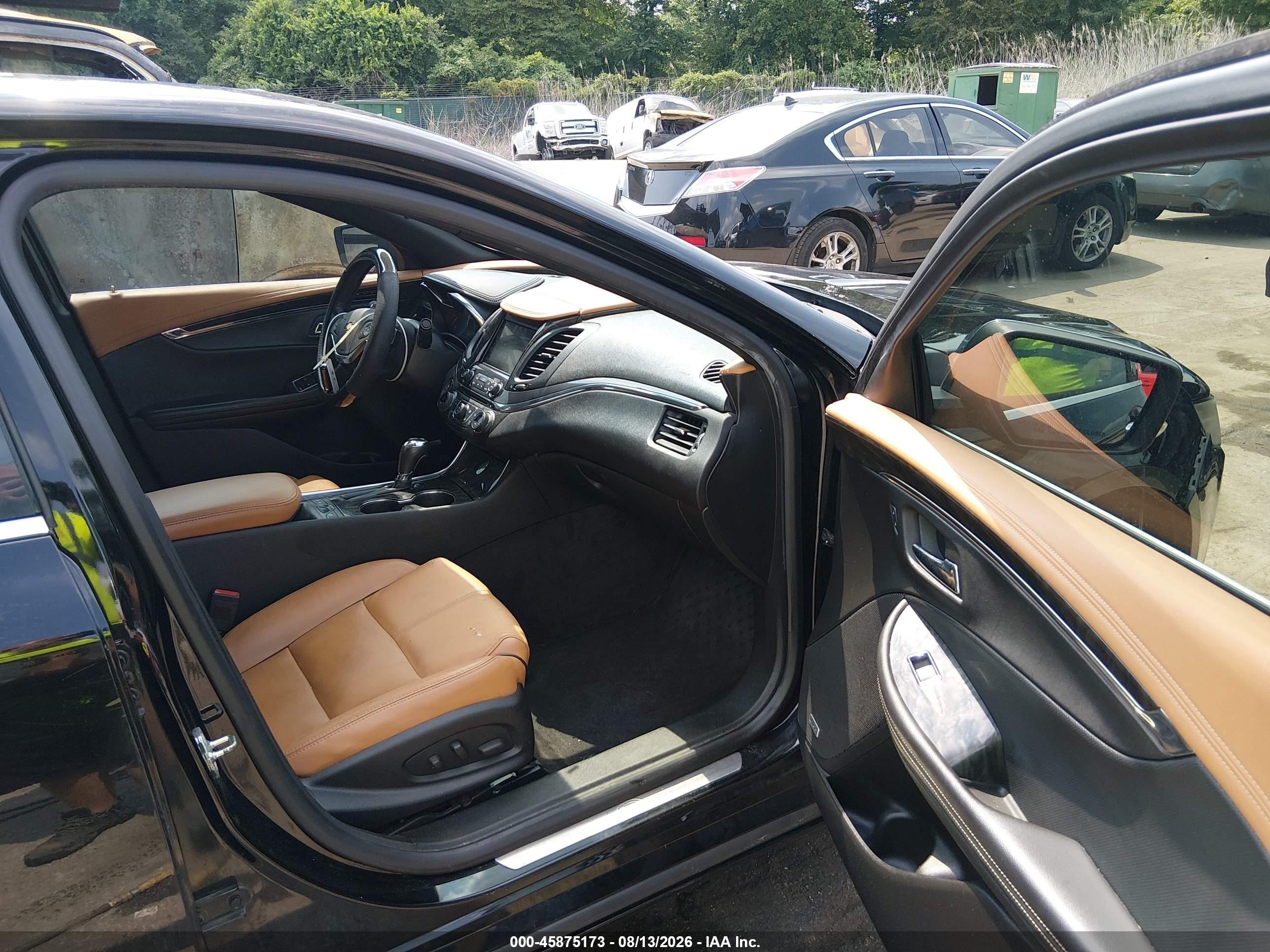 2015 Chevrolet Impala 2lz Black vin: 2G1165S37F9125057