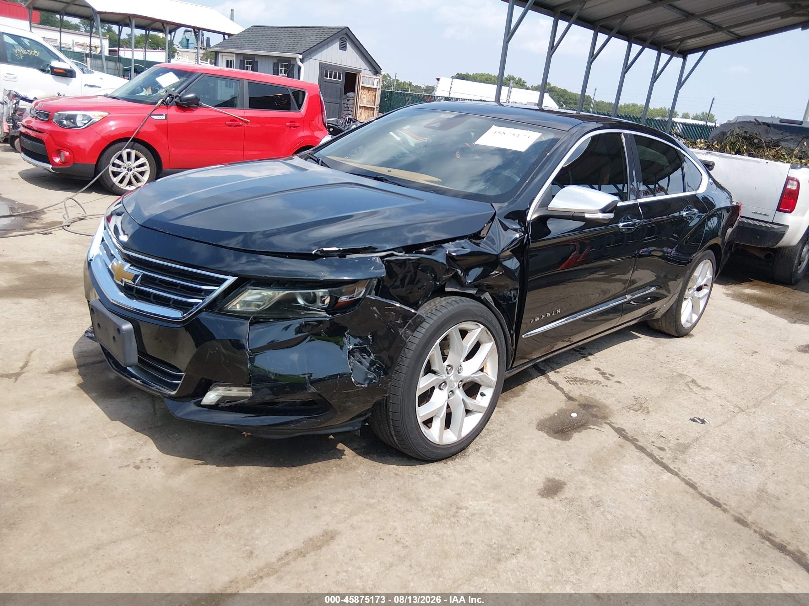 2015 Chevrolet Impala 2lz Black vin: 2G1165S37F9125057