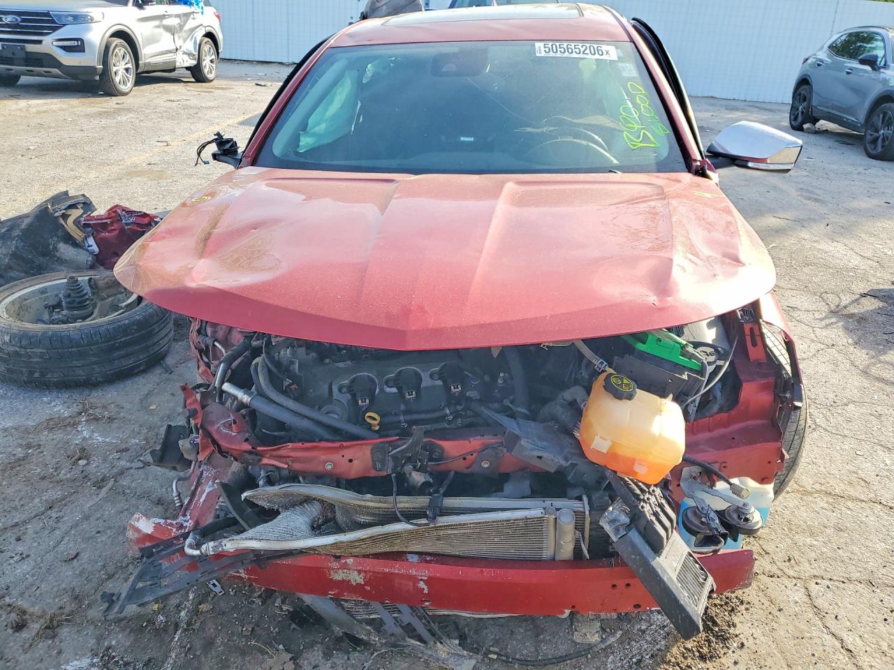 2015 Chevrolet Impala Ltz Red vin: 2G1165S38F9100233