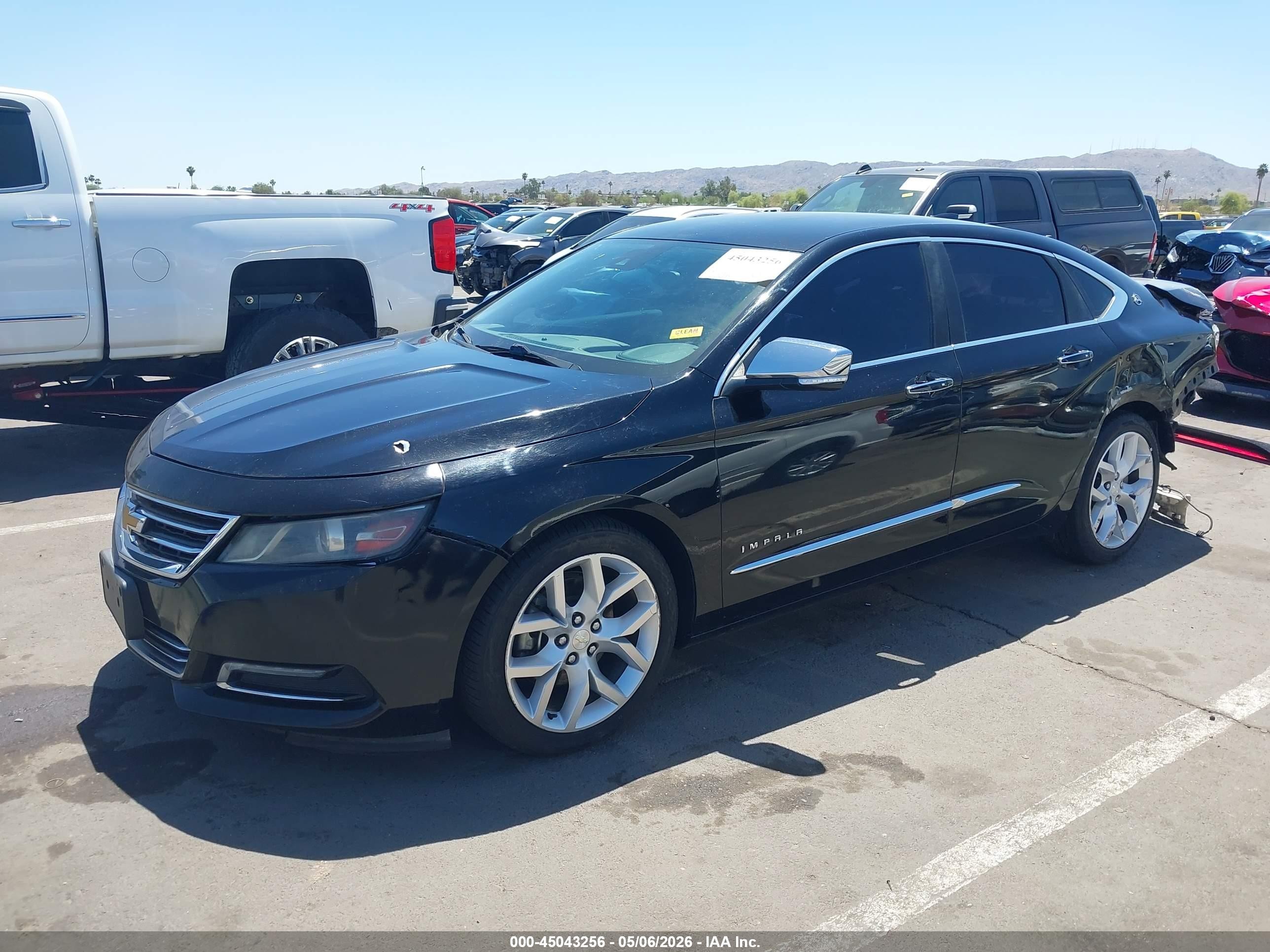 2015 Chevrolet Impala 2lz Black vin: 2G1165S38F9120952