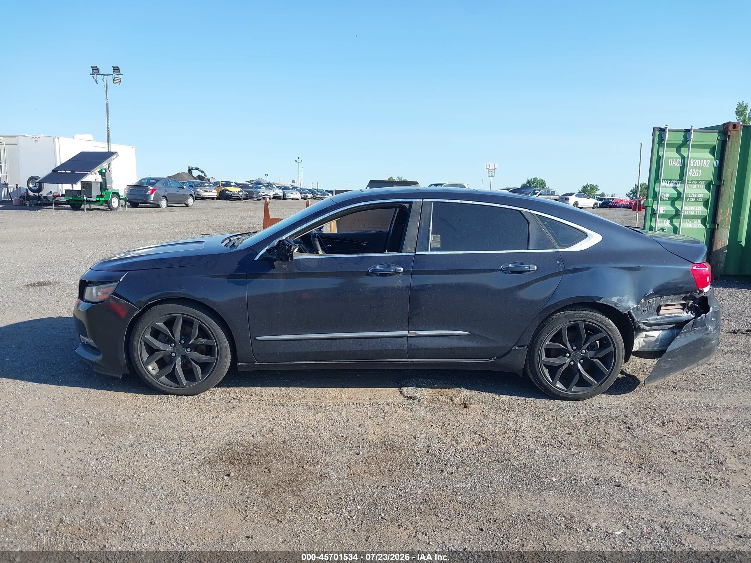 2015 Chevrolet Impala 2lz Black vin: 2G1165S38F9141218