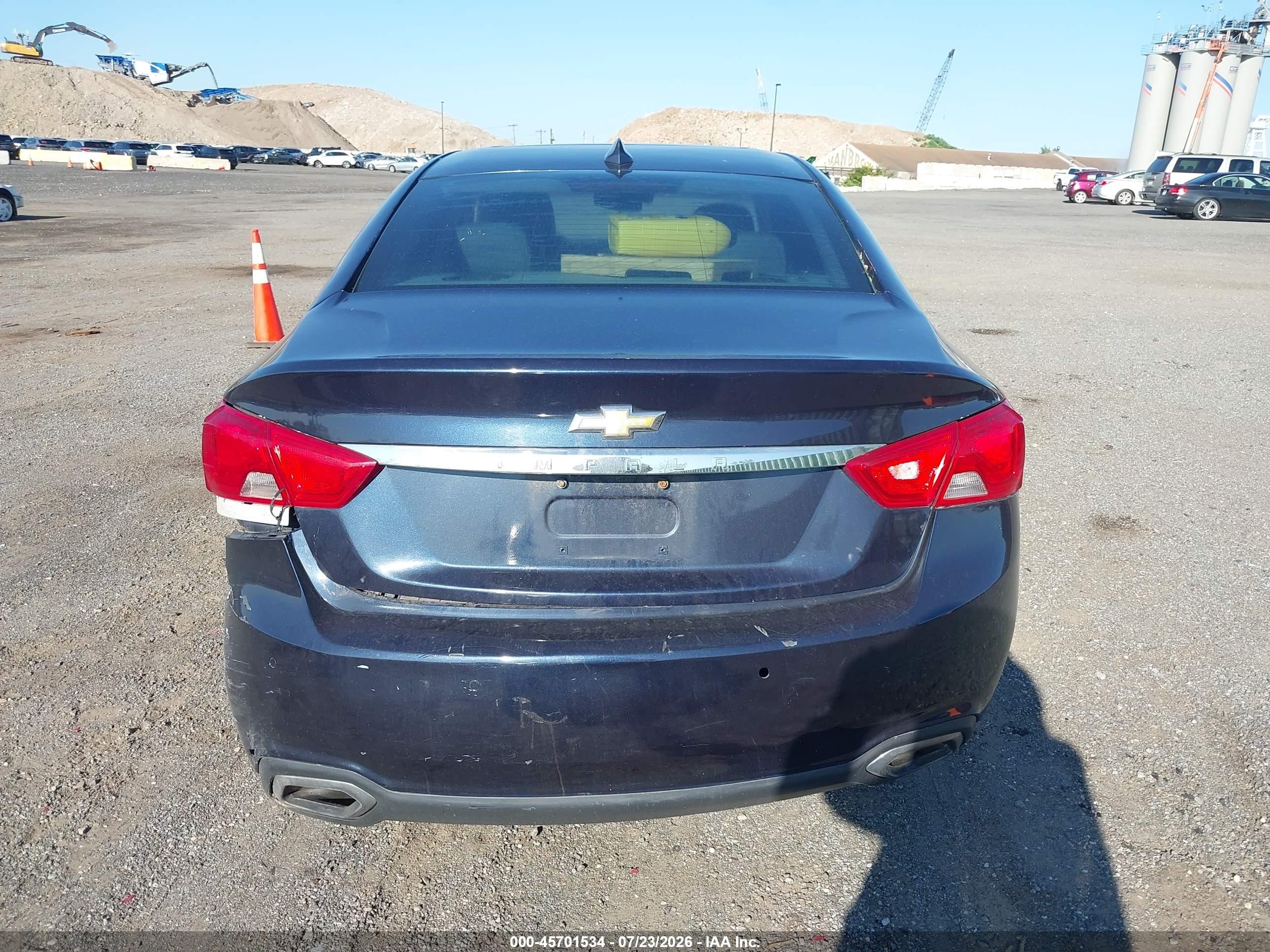 2015 Chevrolet Impala 2lz Black vin: 2G1165S38F9141218