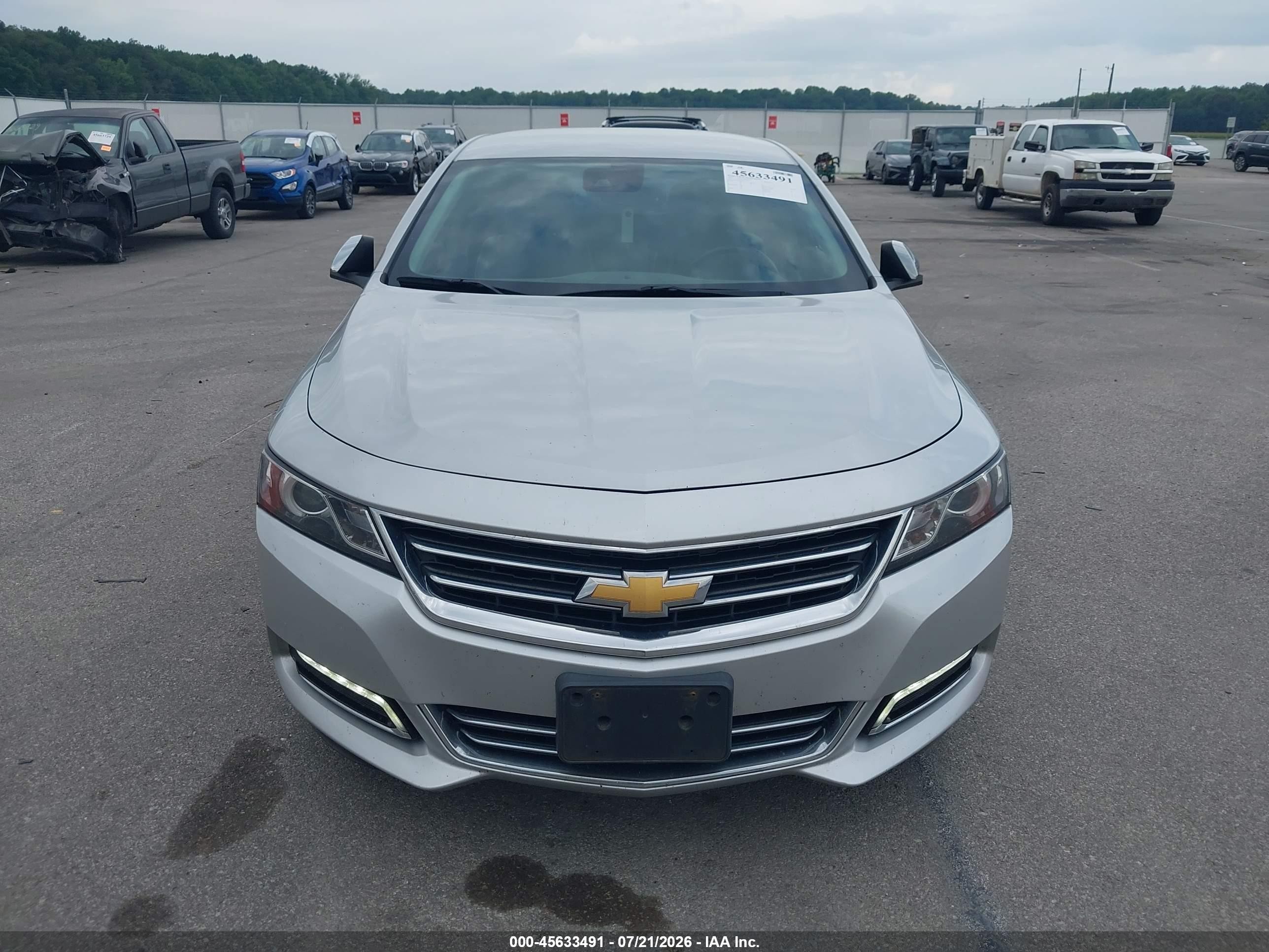 2015 Chevrolet Impala 2lz Silver vin: 2G1165S38F9255428