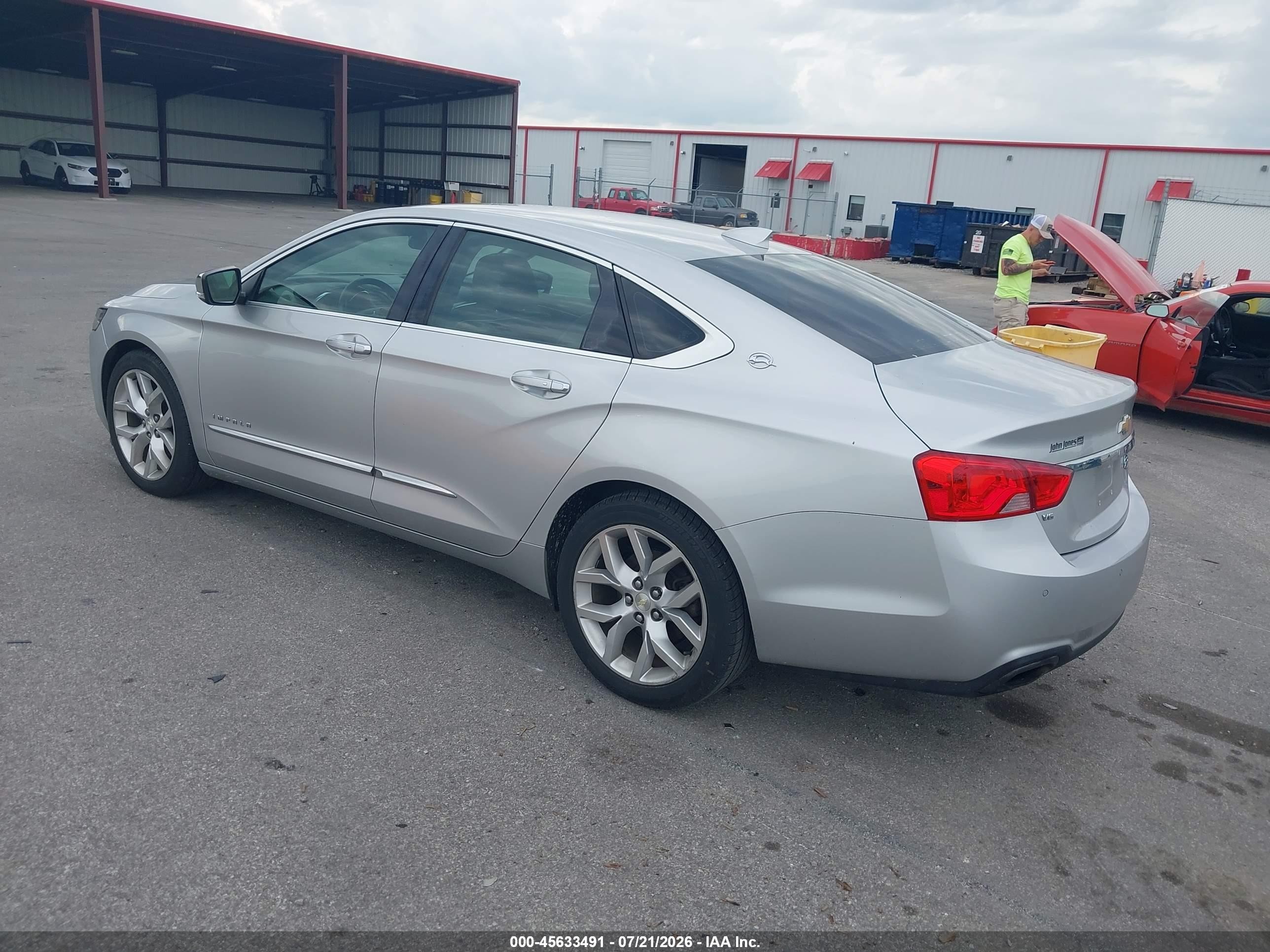 2015 Chevrolet Impala 2lz Silver vin: 2G1165S38F9255428
