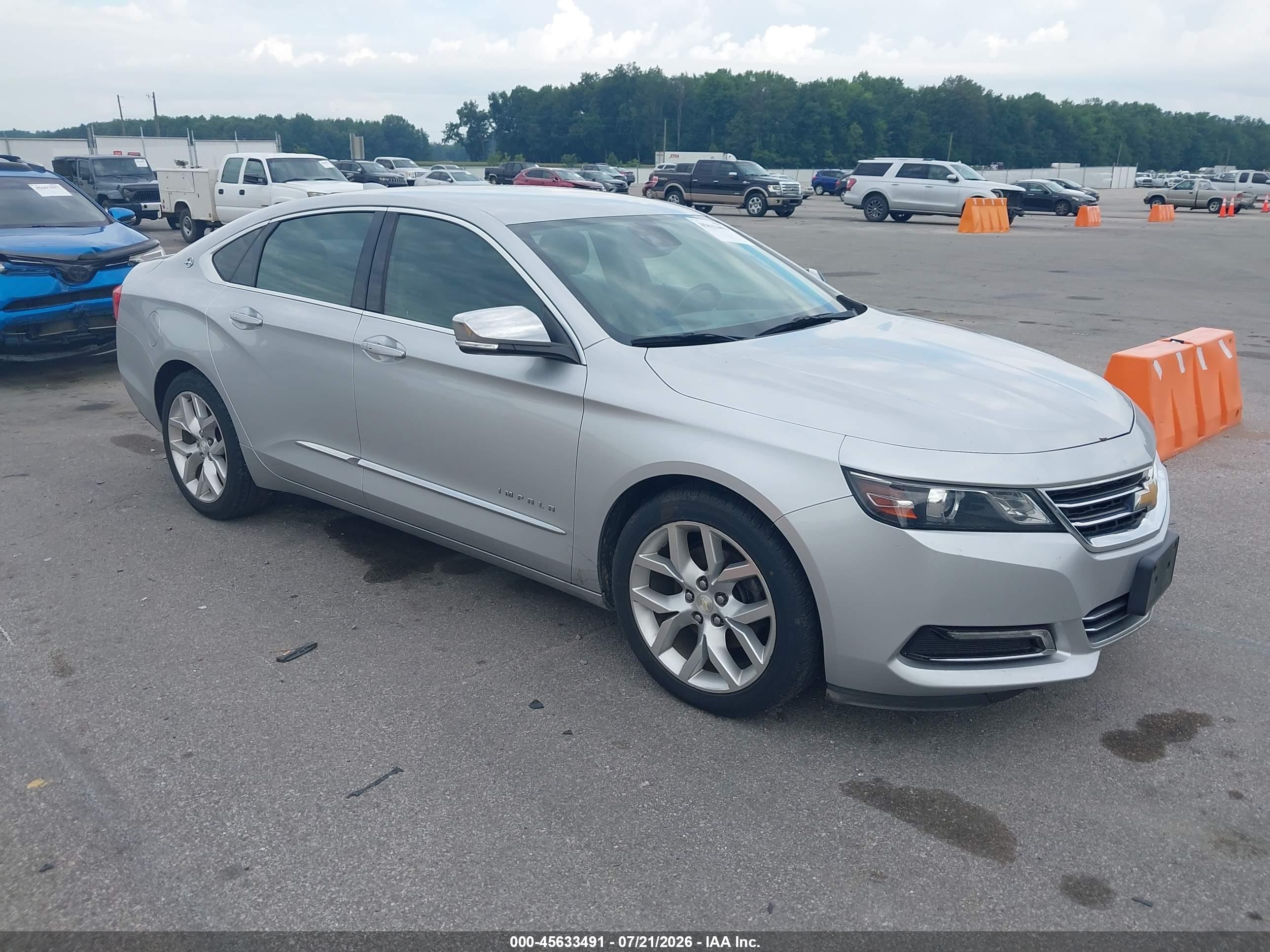 2015 Chevrolet Impala 2lz Silver vin: 2G1165S38F9255428