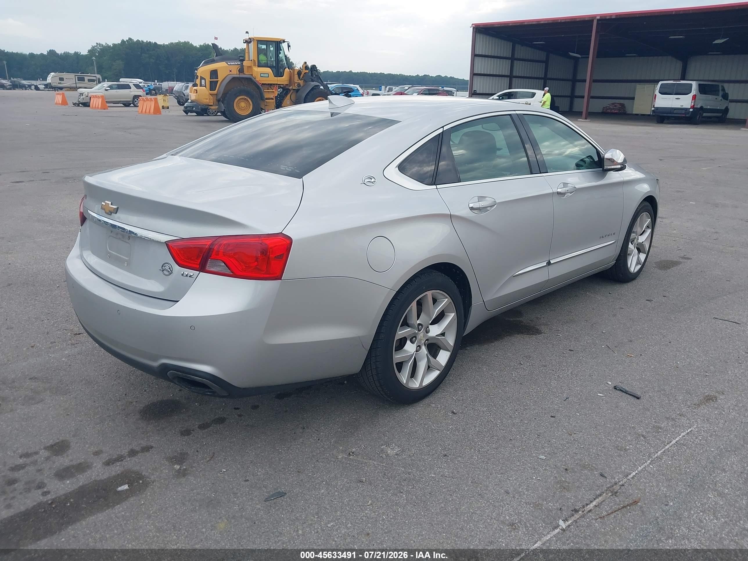 2015 Chevrolet Impala 2lz Silver vin: 2G1165S38F9255428