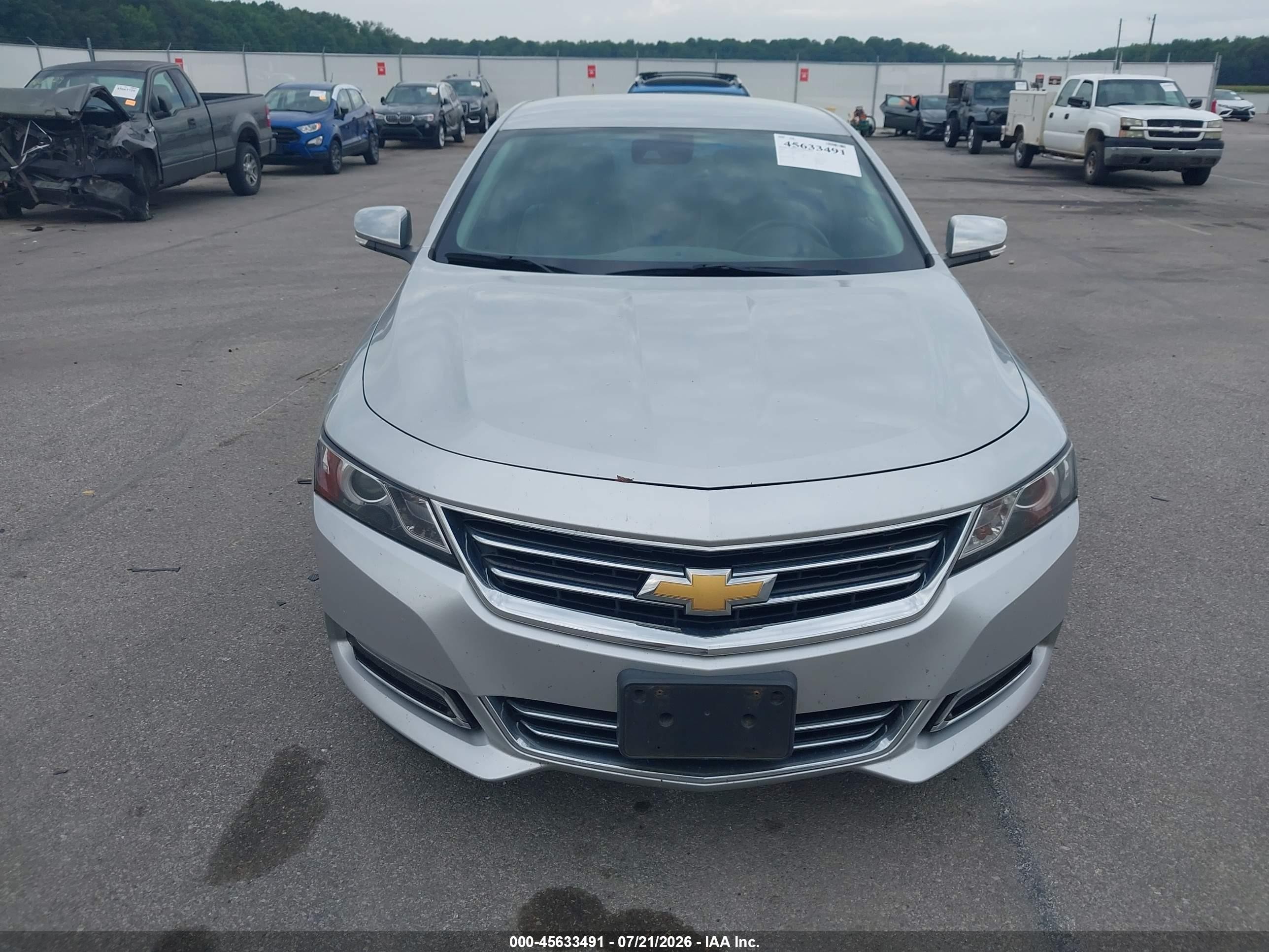 2015 Chevrolet Impala 2lz Silver vin: 2G1165S38F9255428