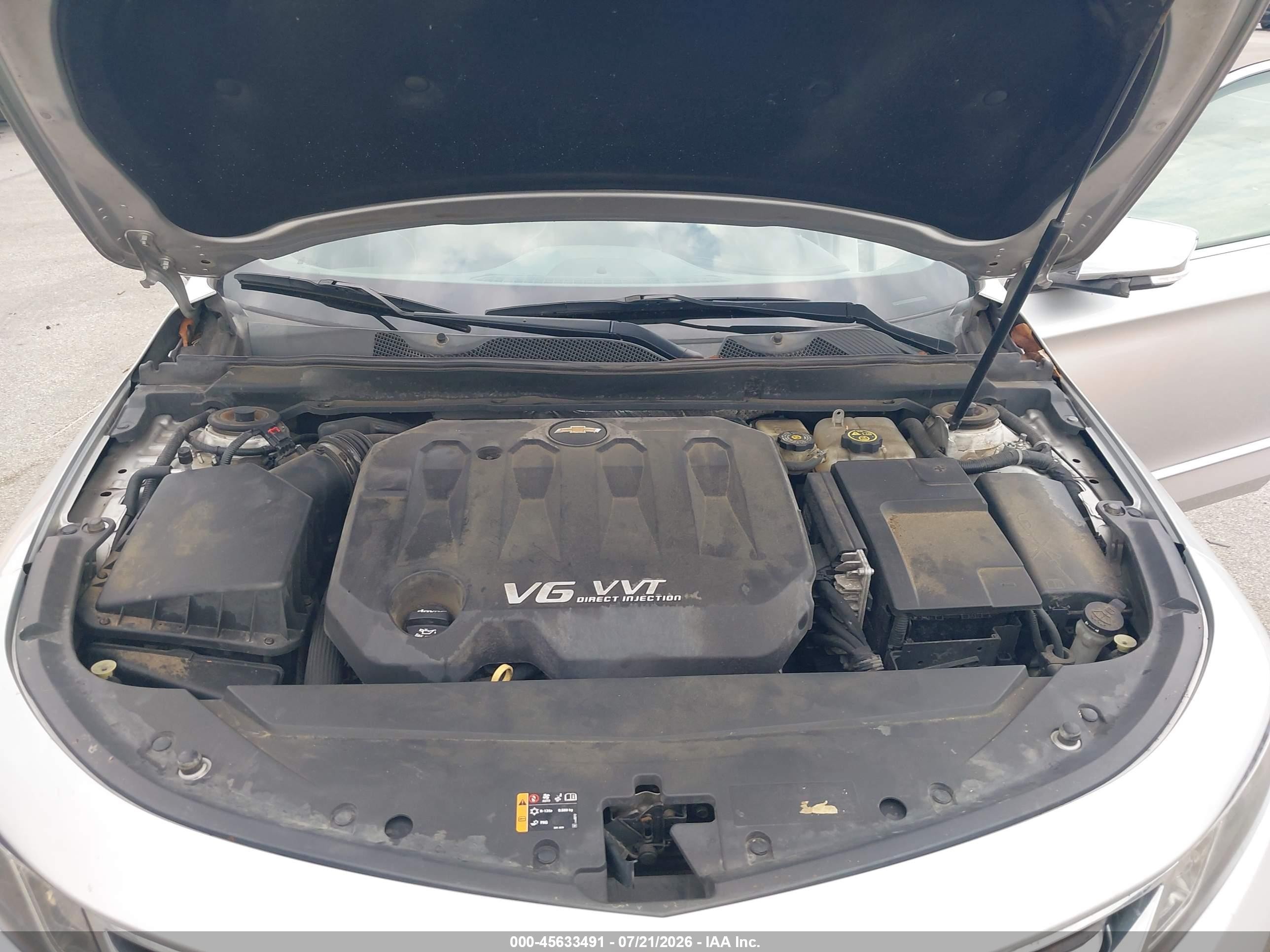 2015 Chevrolet Impala 2lz Silver vin: 2G1165S38F9255428