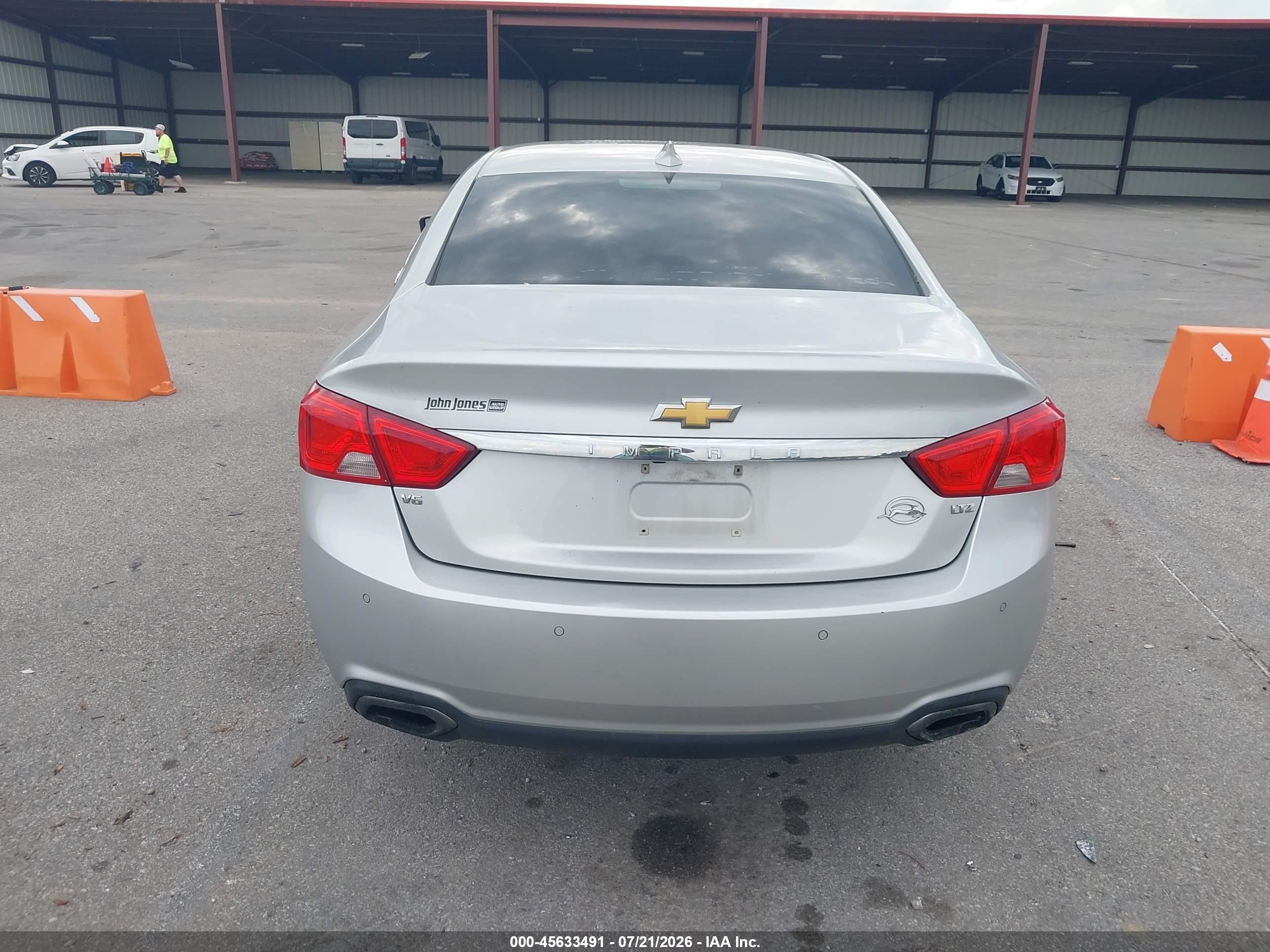 2015 Chevrolet Impala 2lz Silver vin: 2G1165S38F9255428
