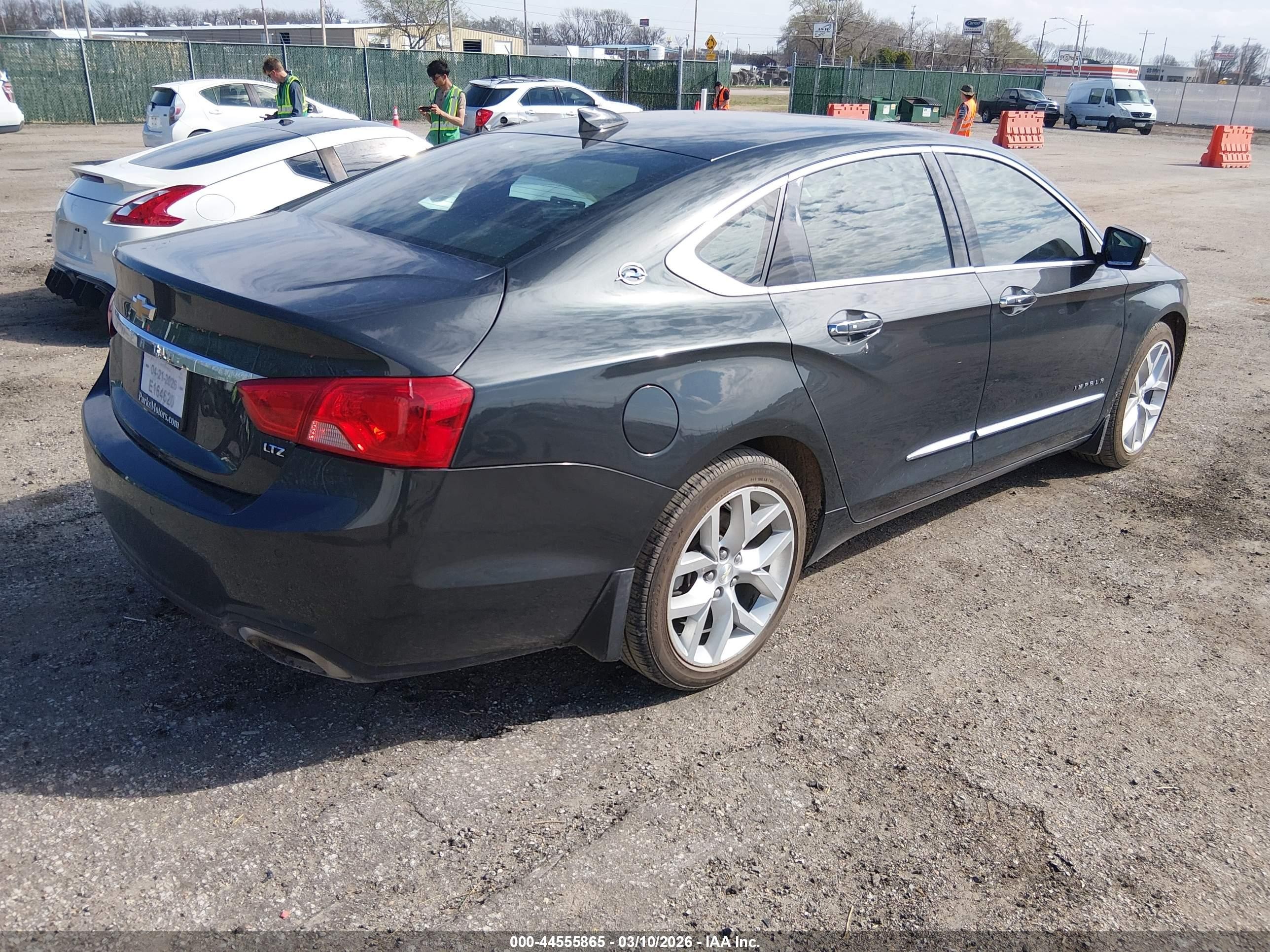 2015 Chevrolet Impala 2lz Black vin: 2G1165S38F9263125