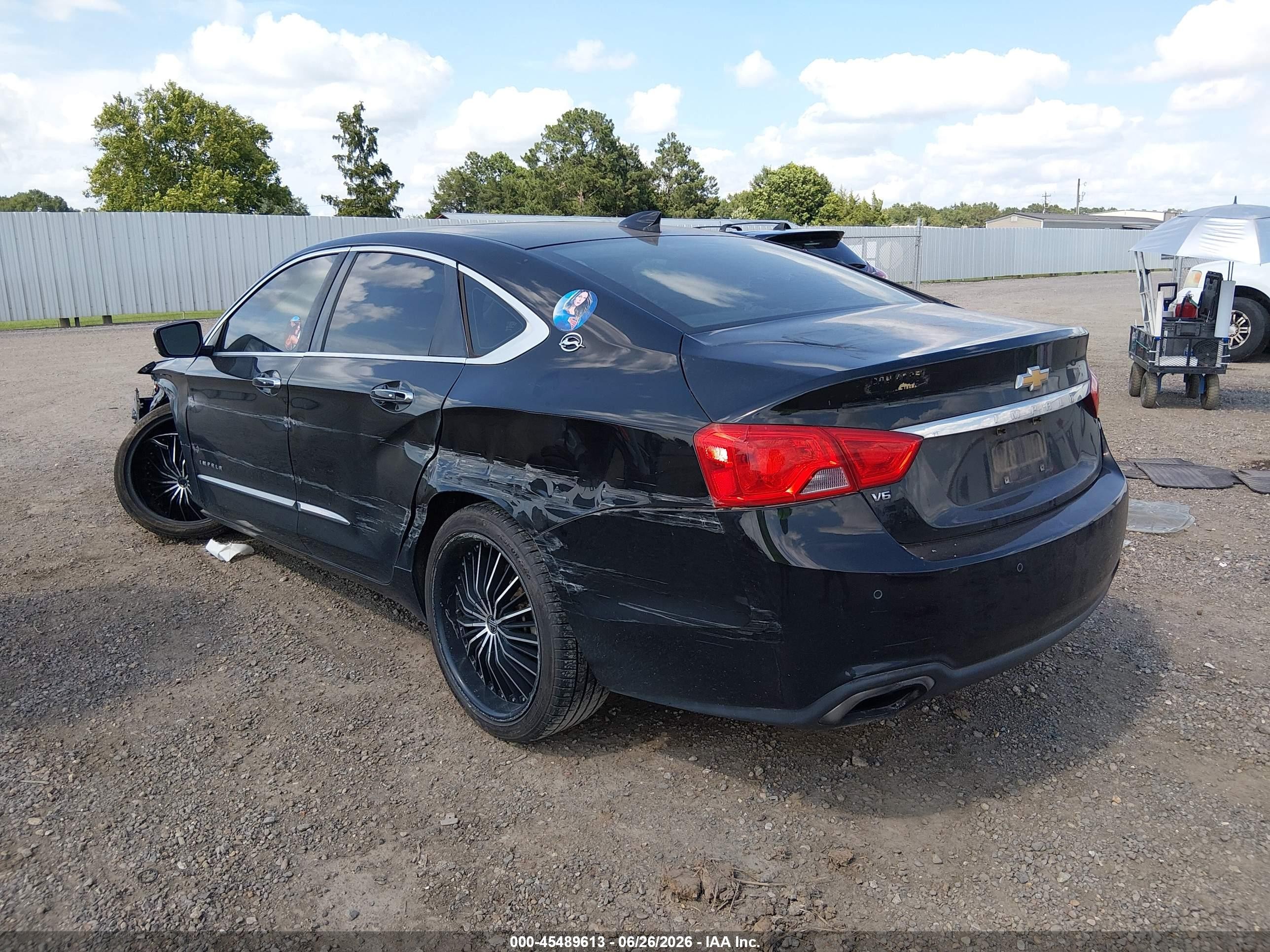 2015 Chevrolet Impala 2lz Black vin: 2G1165S39F9150025